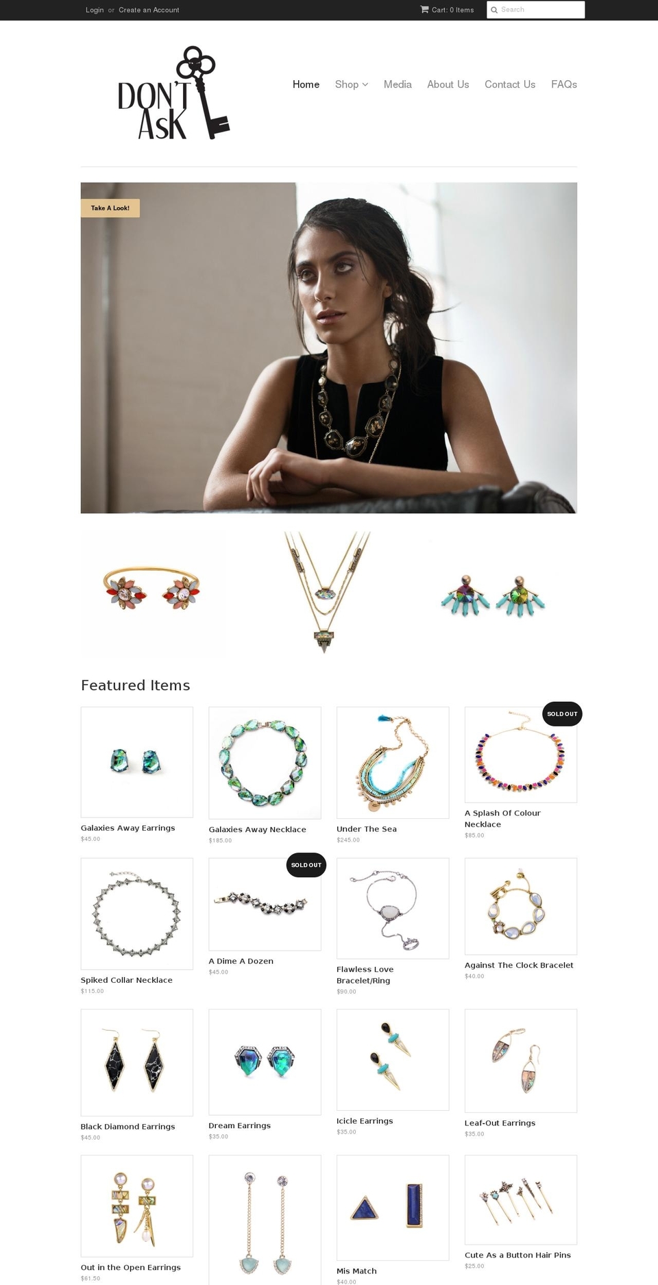 dont-ask.com shopify website screenshot