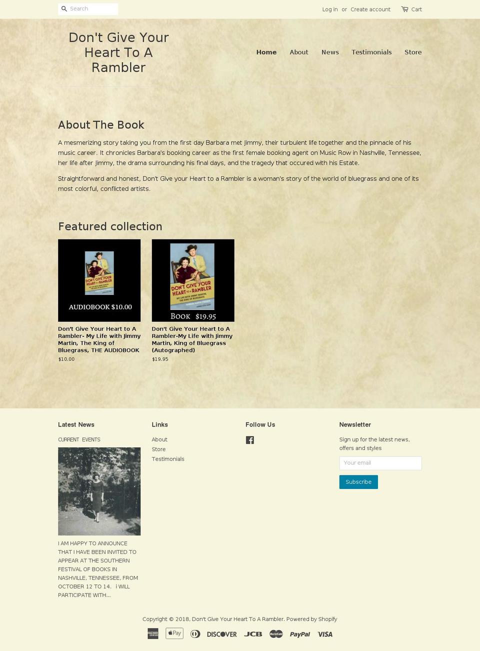 dontgiveyourheart.com — Shopify storefront screenshot
