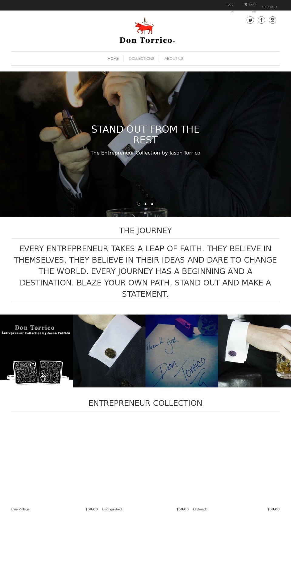 dontorrico.com shopify website screenshot