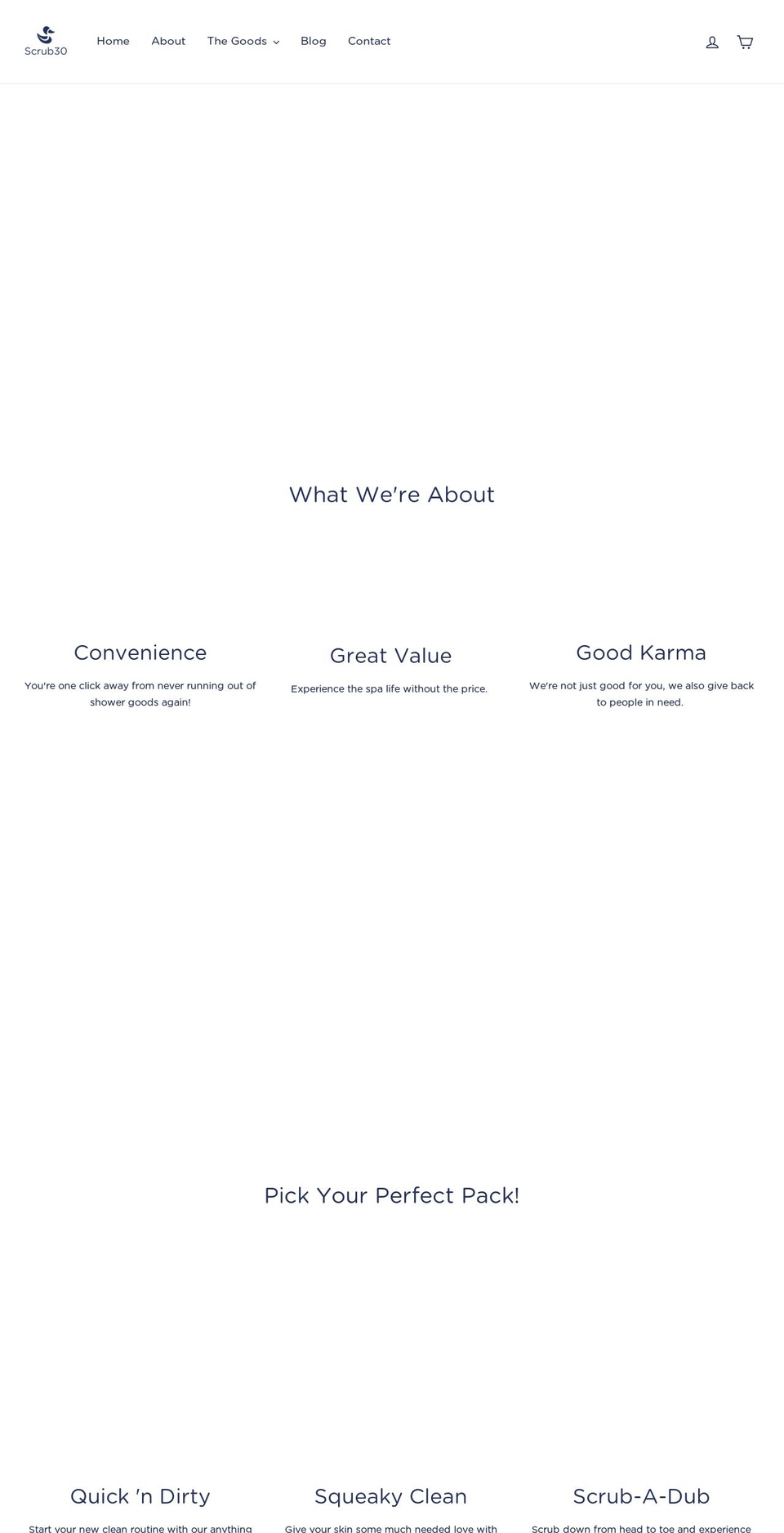 dontscrubdirty.com — Shopify storefront screenshot