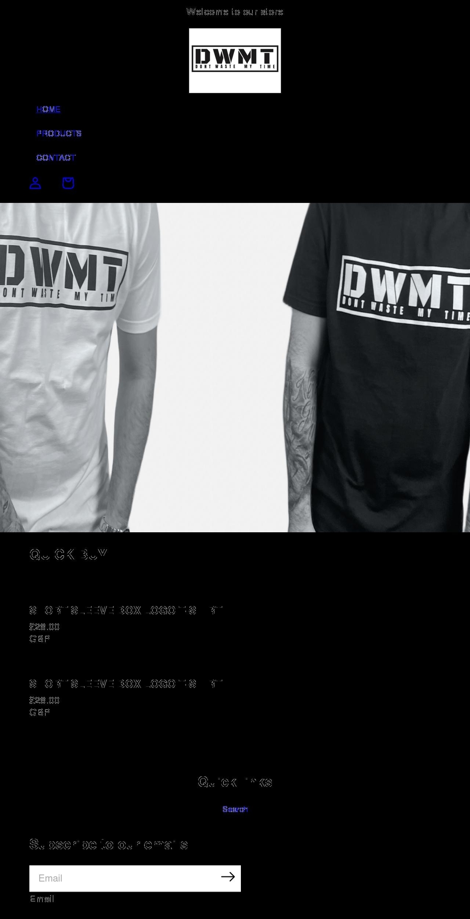 dontwastemytime.co.uk shopify website screenshot