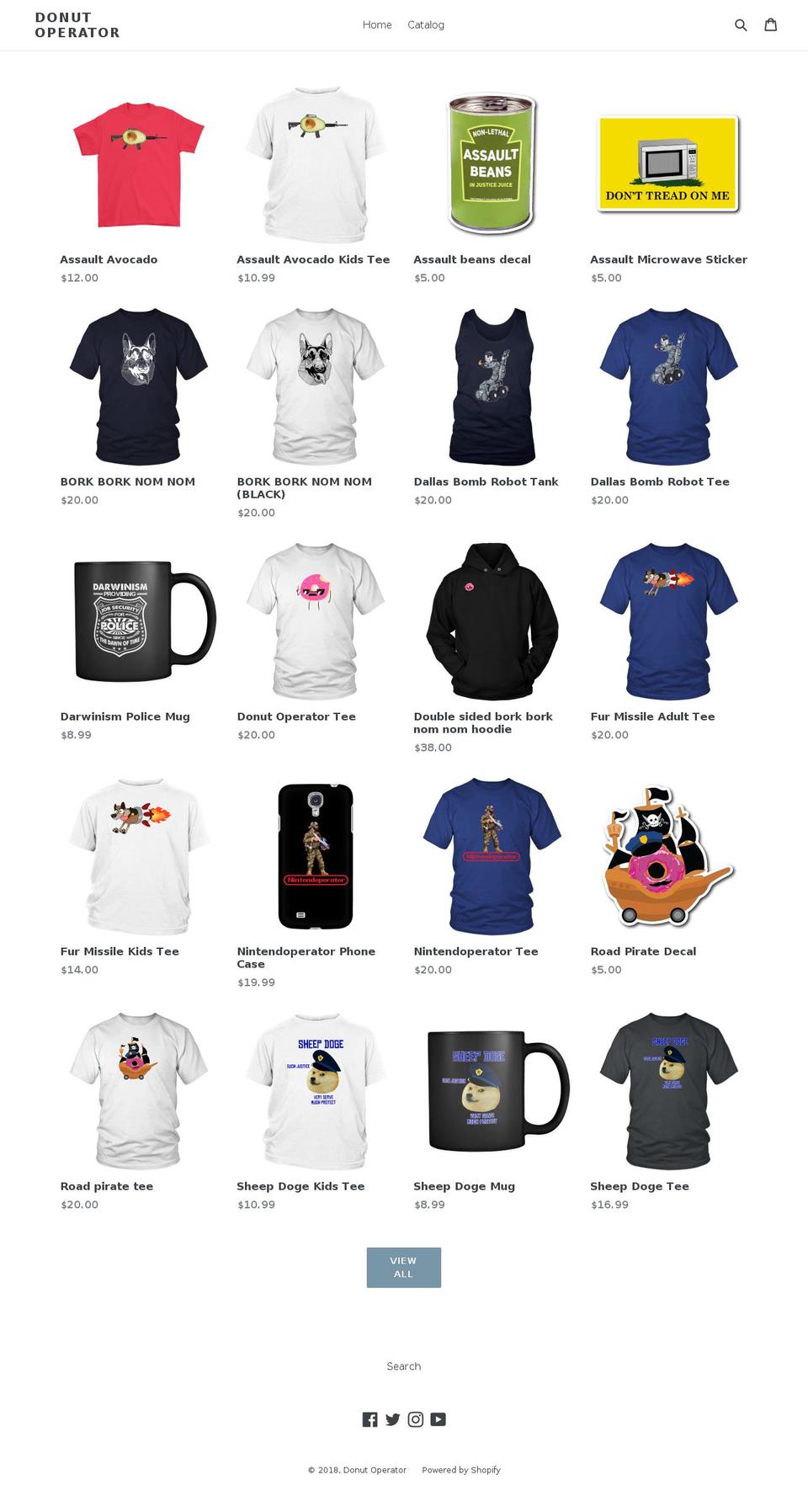 donut-operator.myshopify.com shopify website screenshot