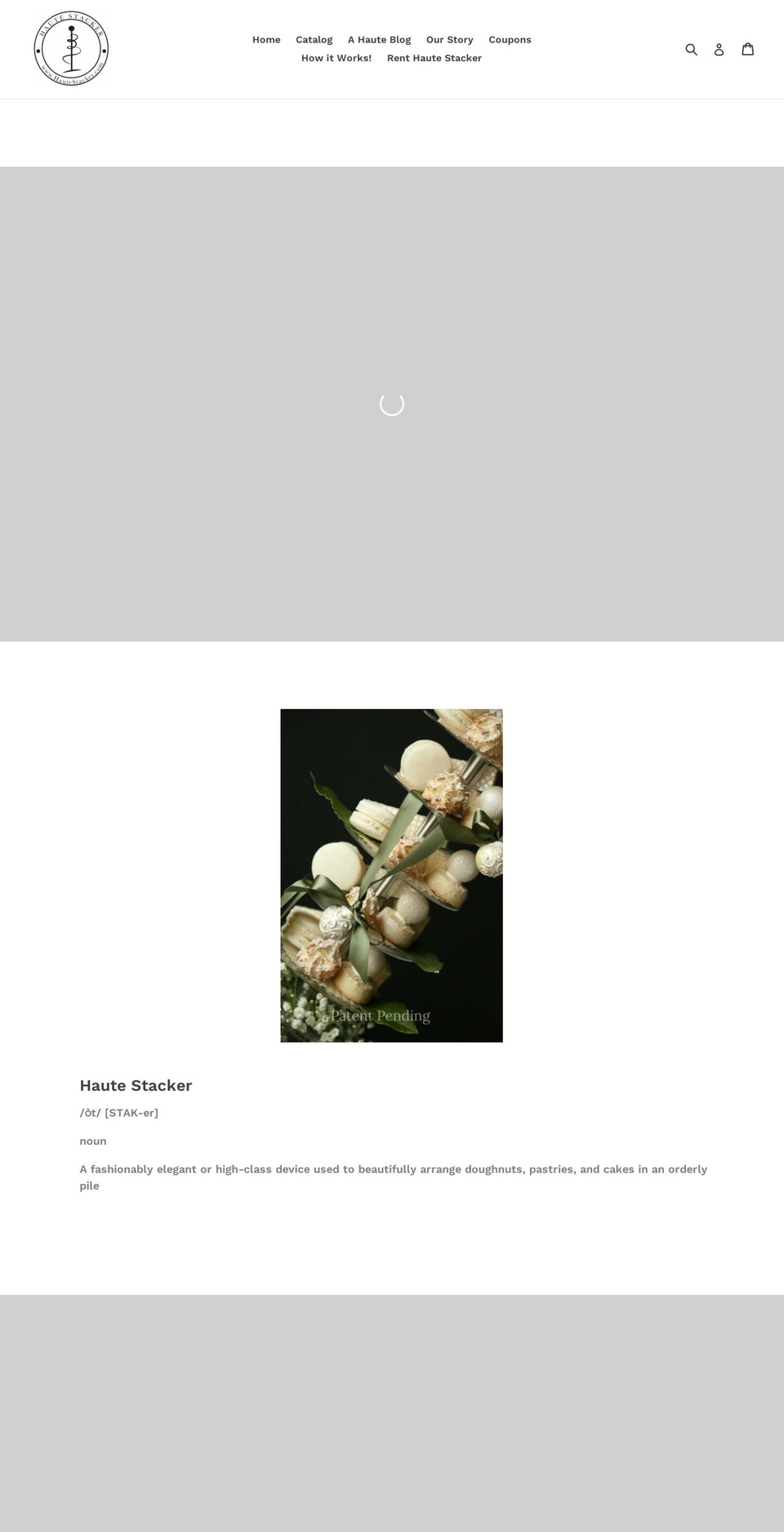 donutstacker.com — Shopify storefront screenshot