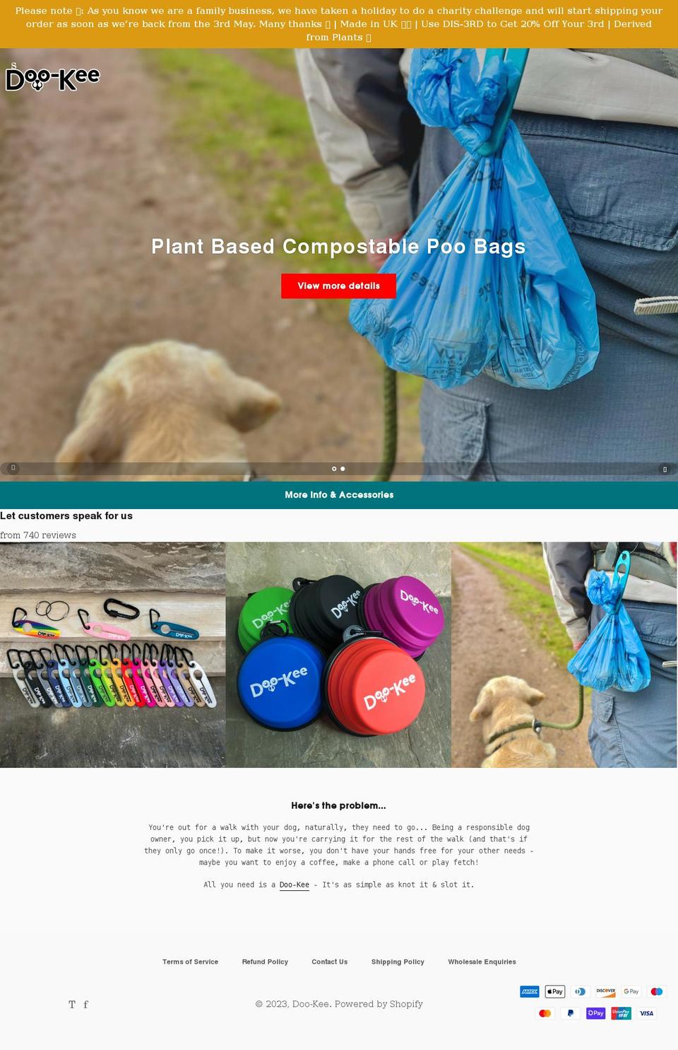 doo-kee.com shopify website screenshot