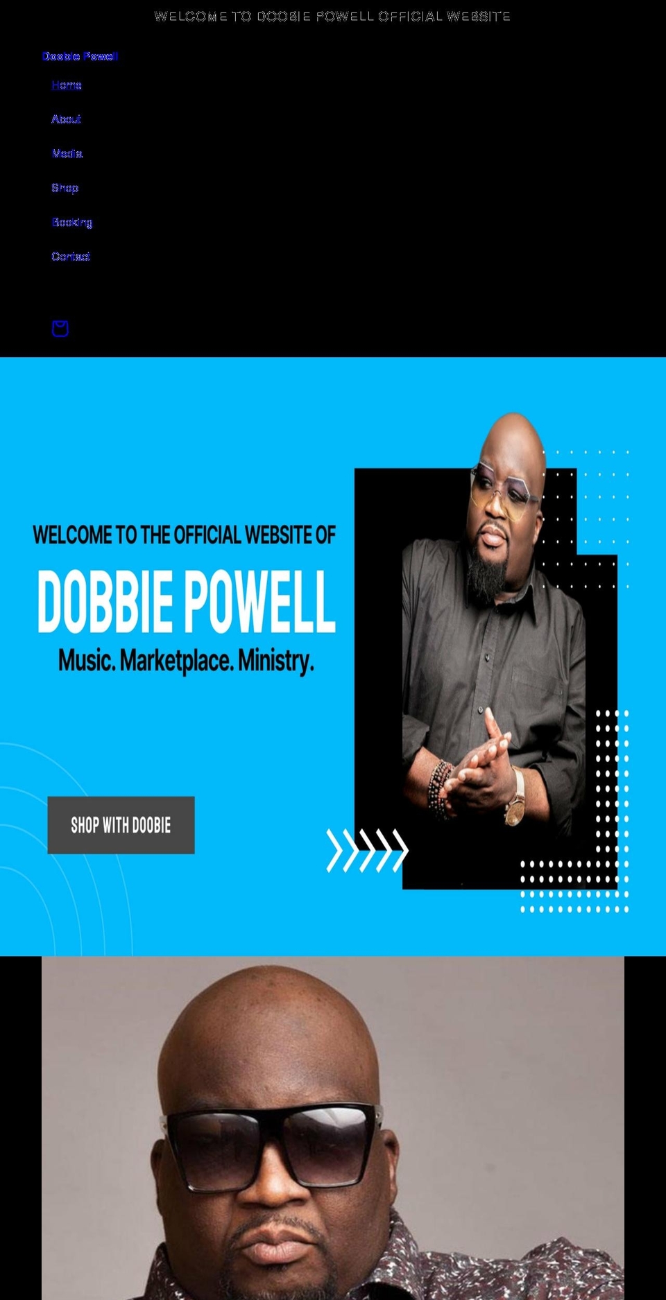doobiepowell.com shopify website screenshot
