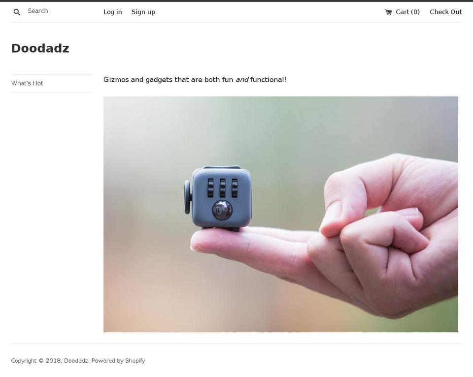 doodadzdeals.com — Shopify storefront screenshot