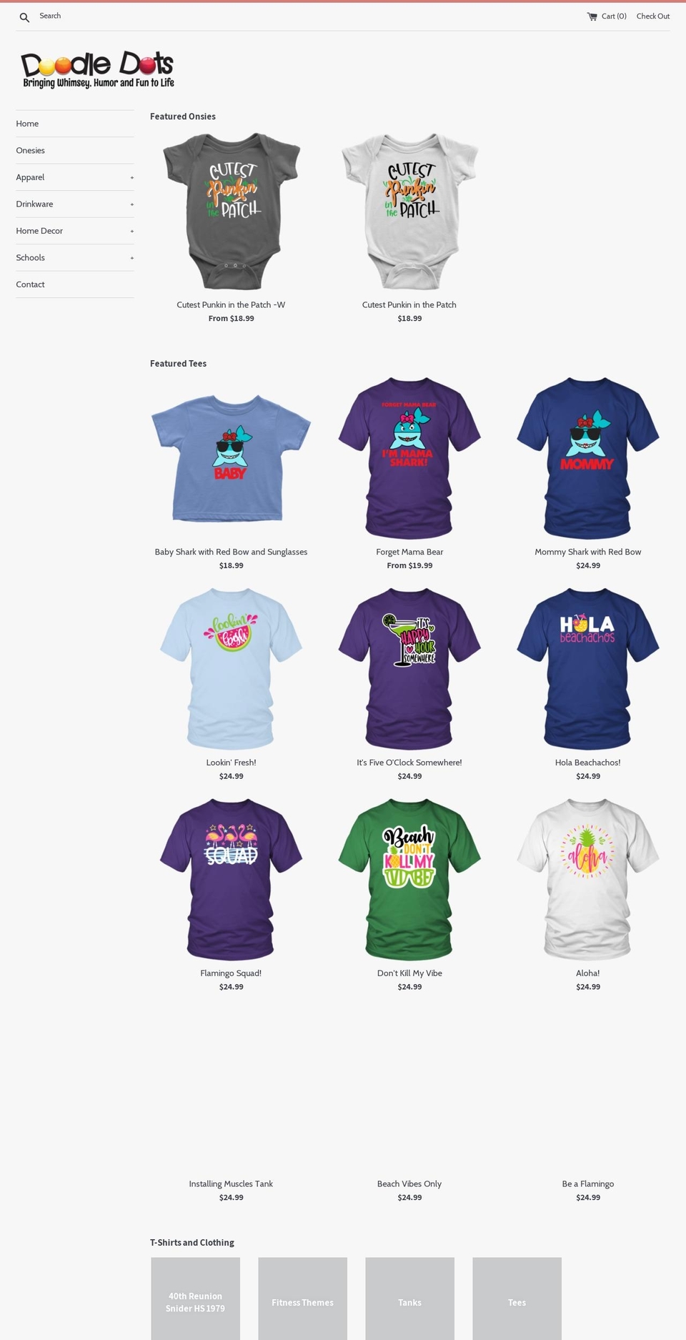 doodle-dots.com — Shopify storefront screenshot