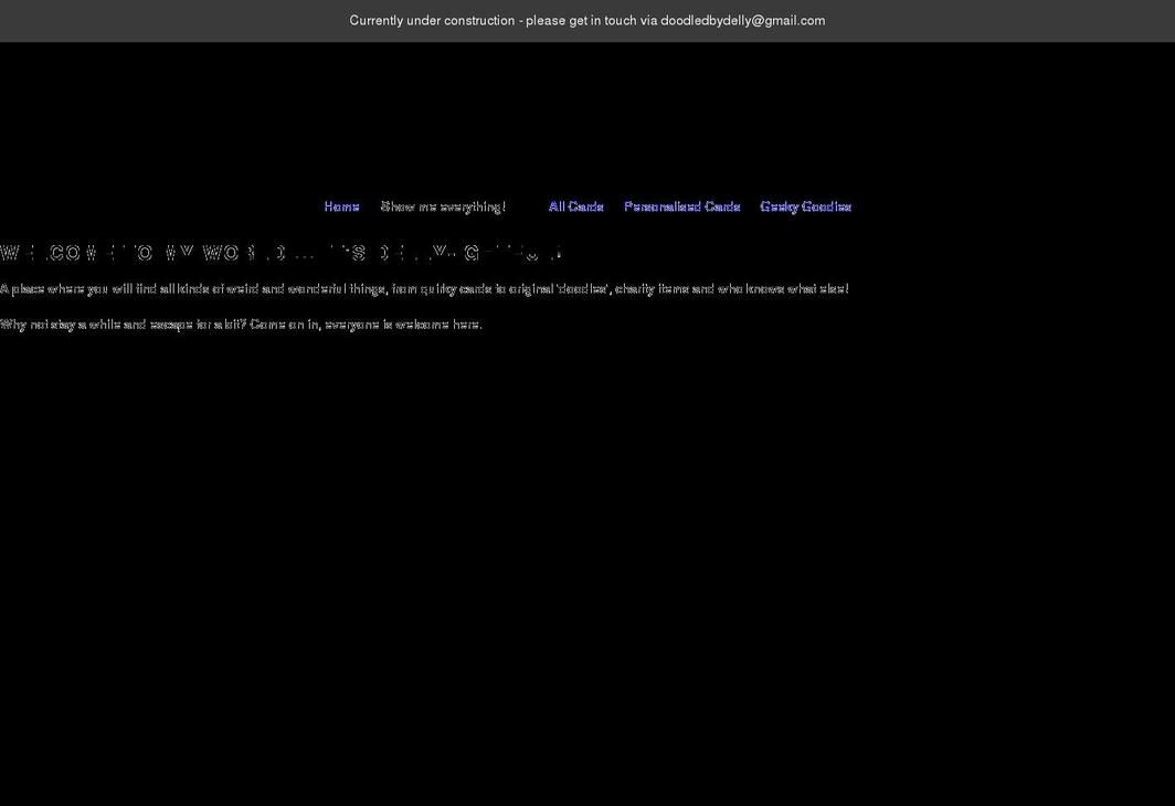 doodledbydelly.co.uk shopify website screenshot