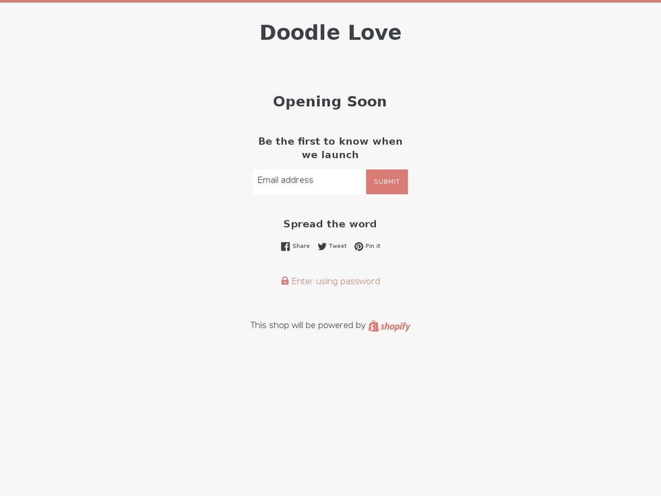 doodlelove.com shopify website screenshot