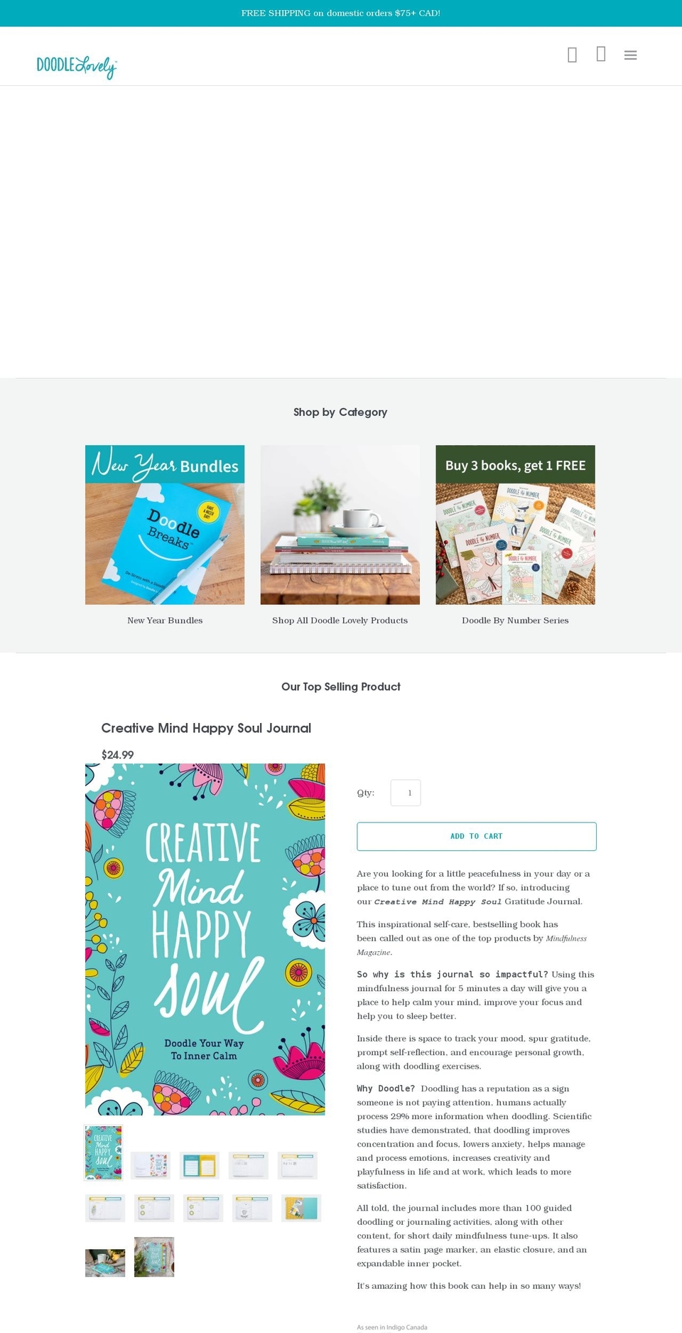 doodlelovely.com shopify website screenshot