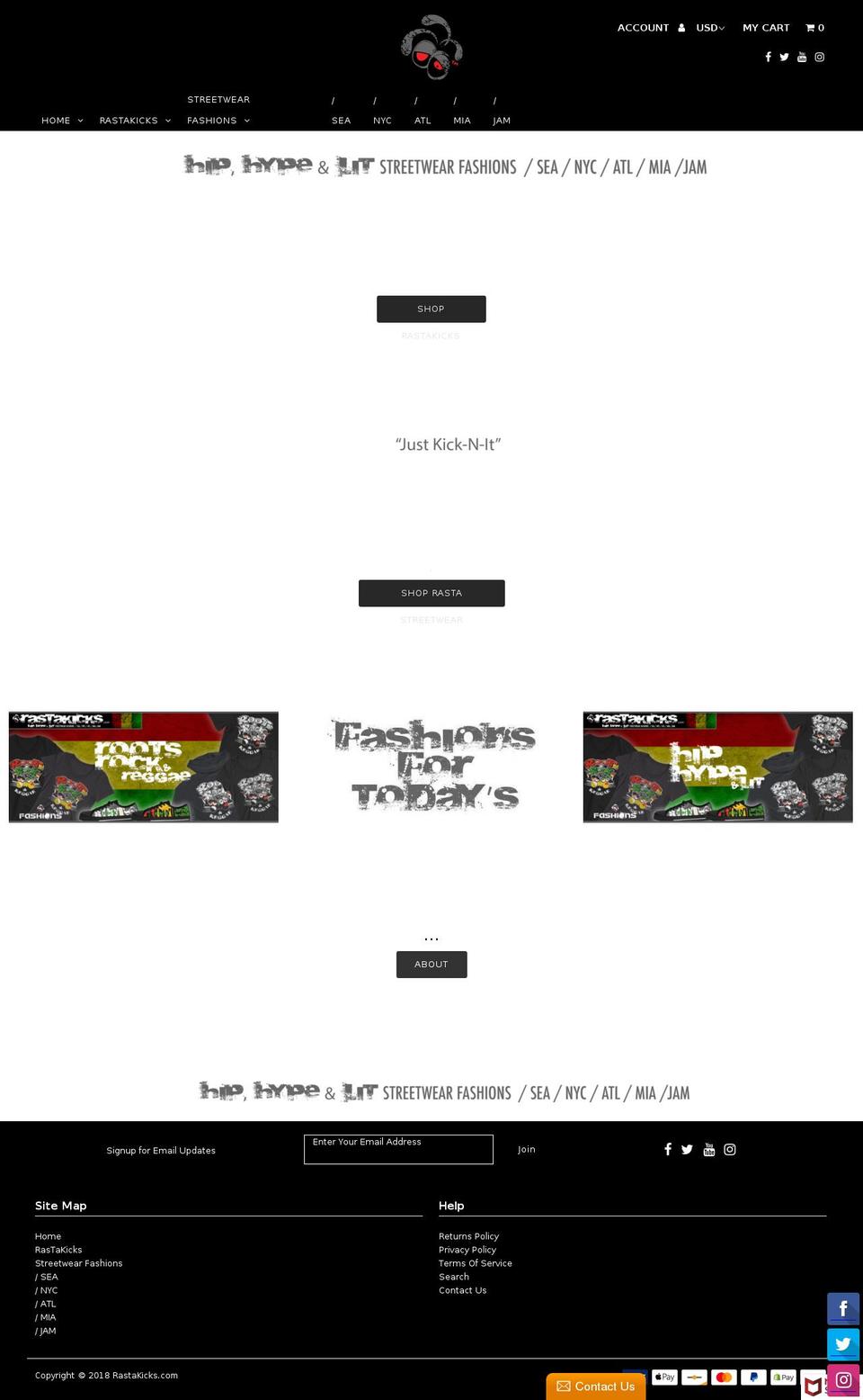 RastaKicks  BlK Style Shopify theme site example doodletoonsllc.com