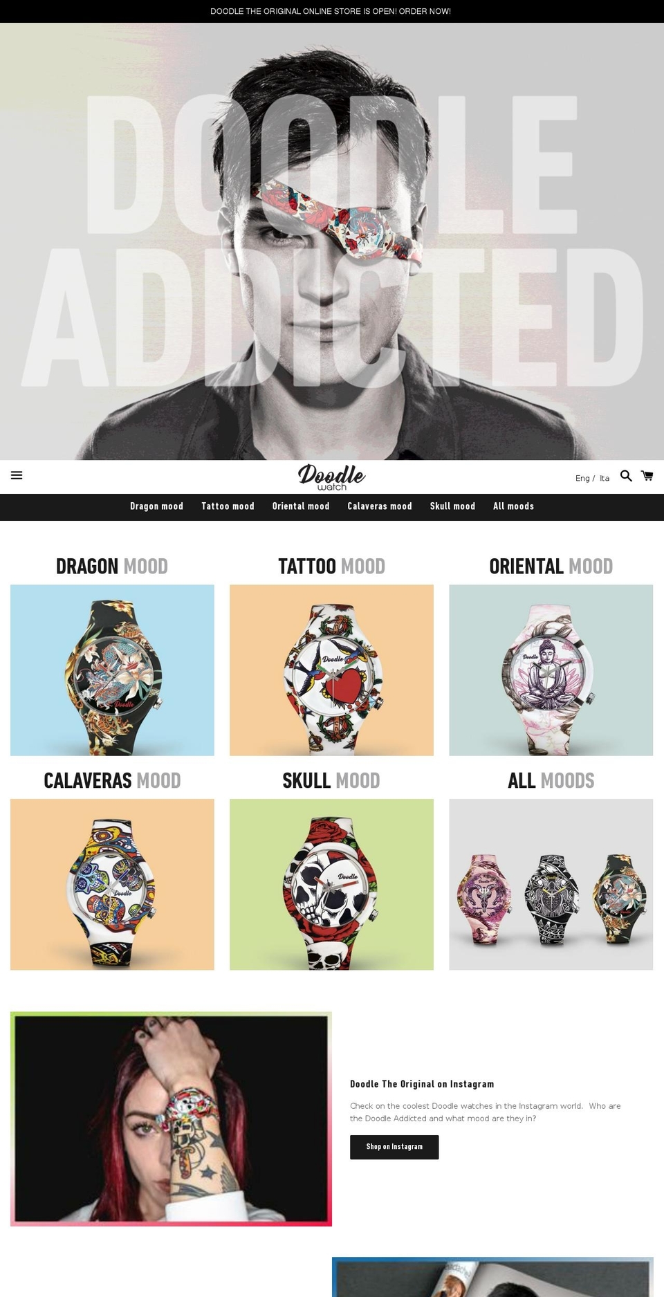 Copy of Boundless Shopify theme site example doodlewatches.net
