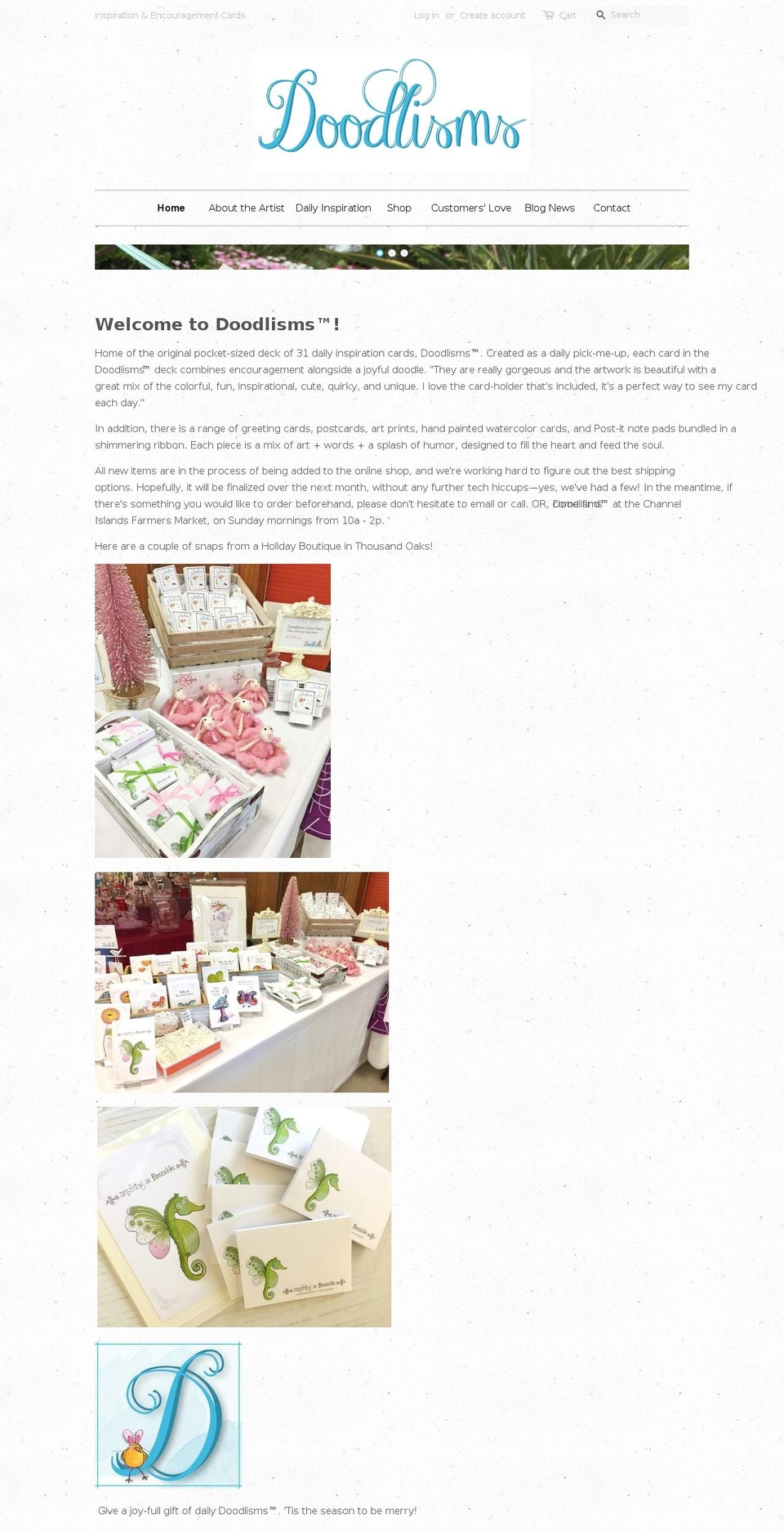 doodlisms.com shopify website screenshot