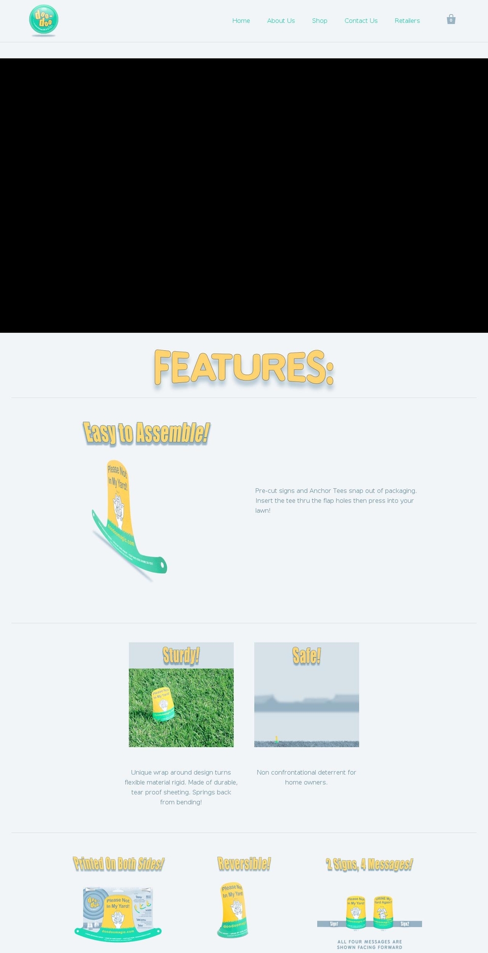 doodoomagic.com — Shopify storefront screenshot
