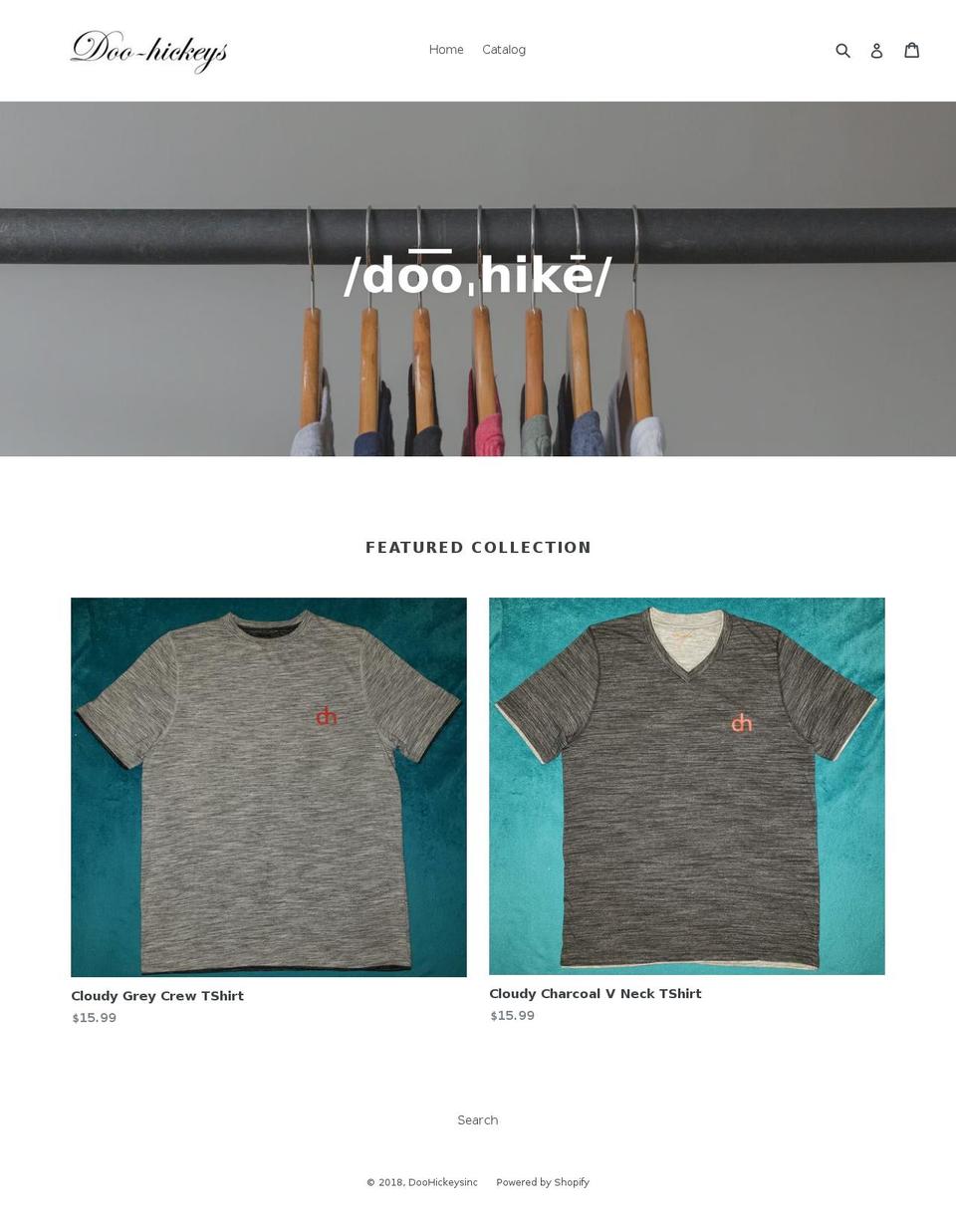 doohickeysinc.com — Shopify storefront screenshot