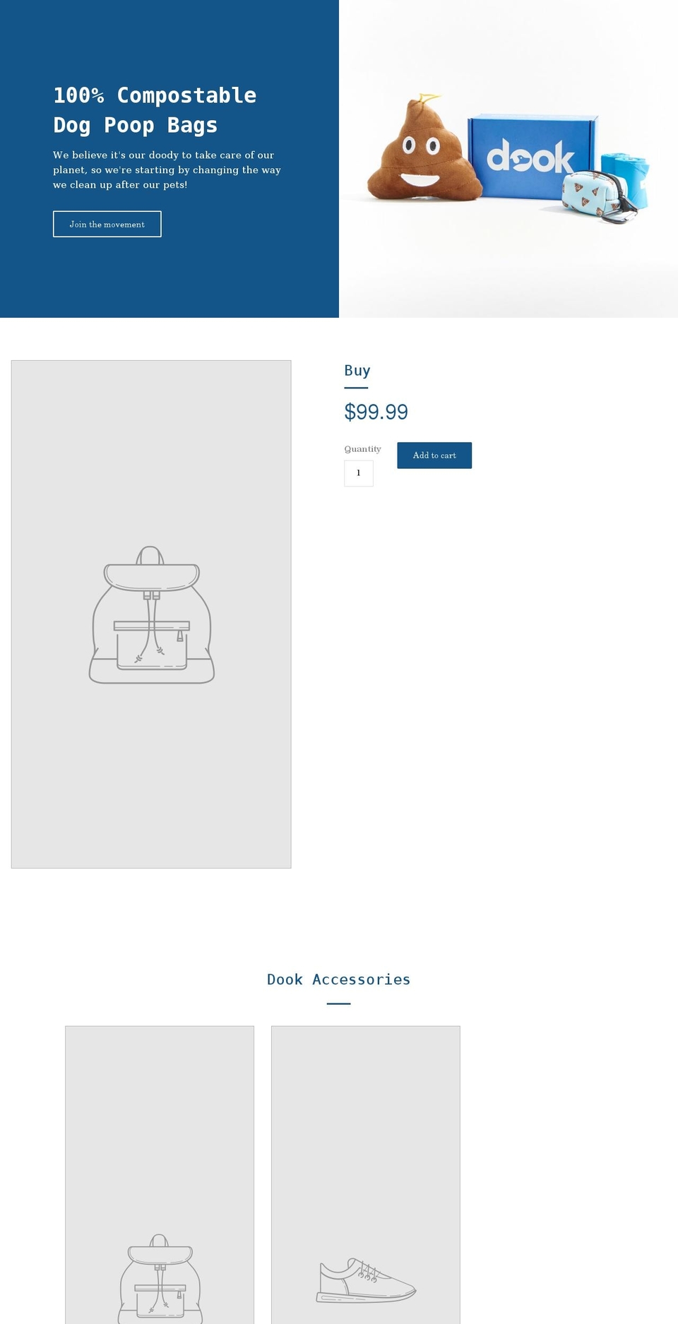 dook.co shopify website screenshot