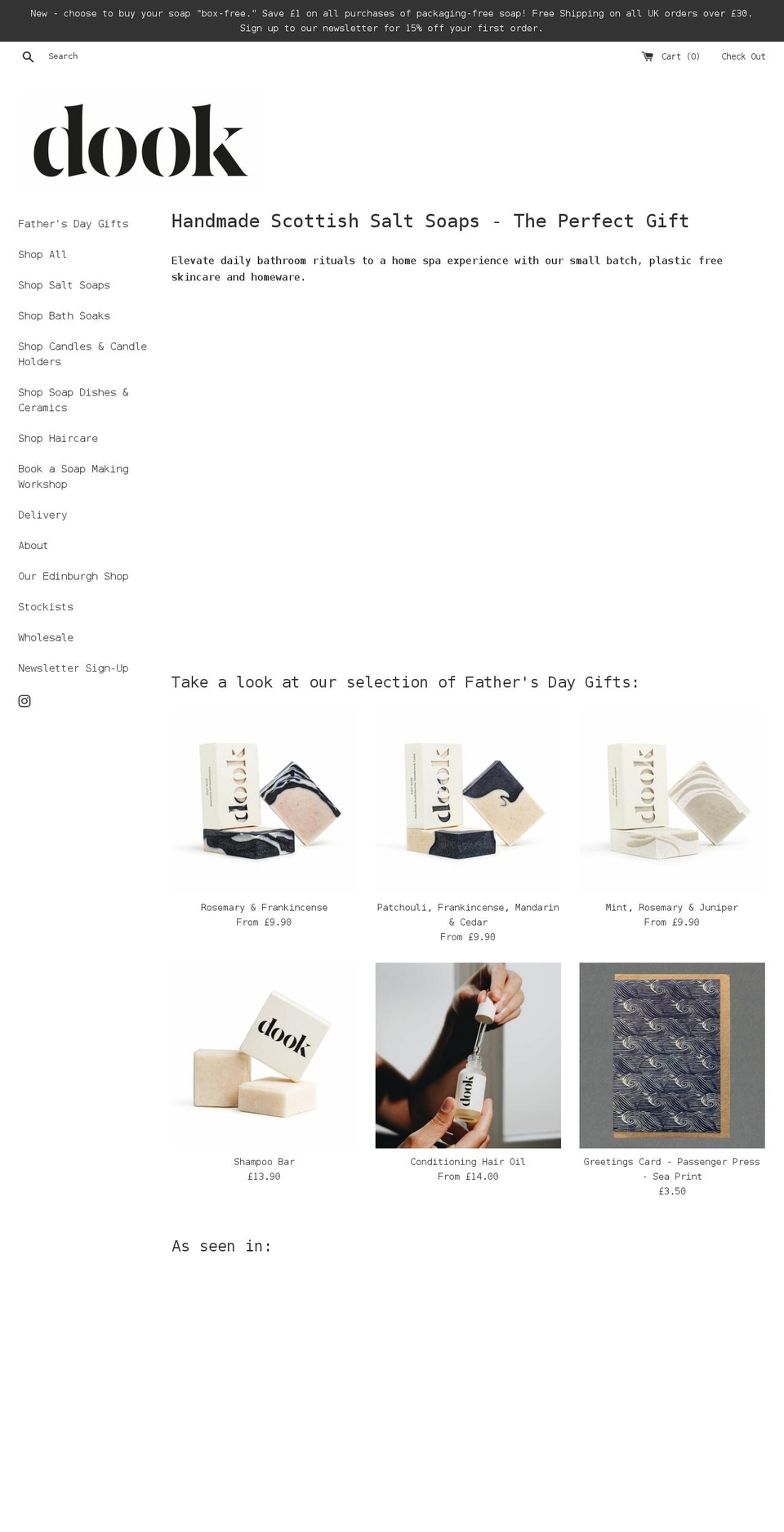 dookofedinburgh.com shopify website screenshot