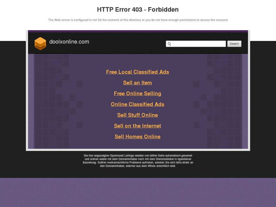 doolxonline.com shopify website screenshot