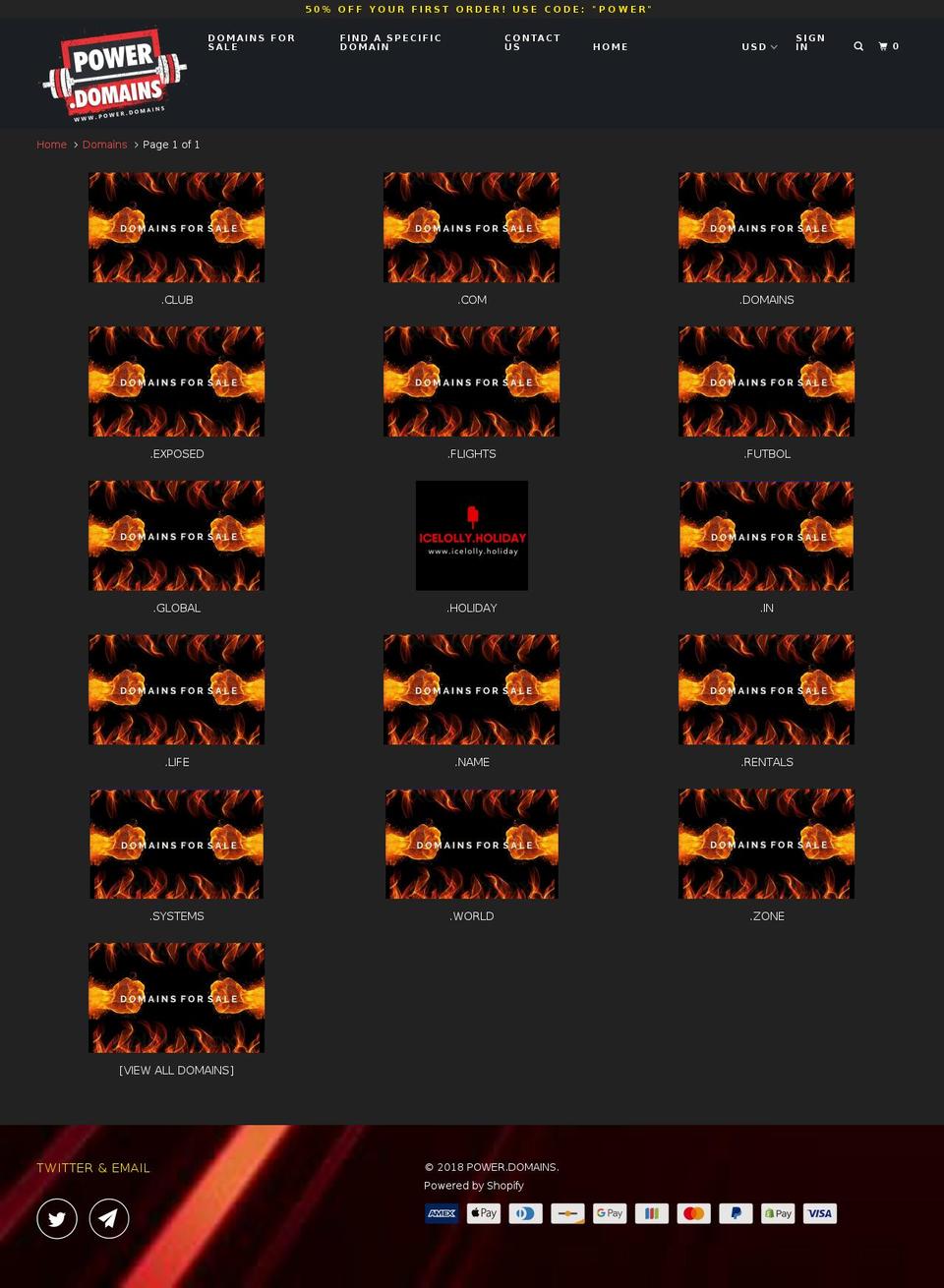 doom.club shopify website screenshot