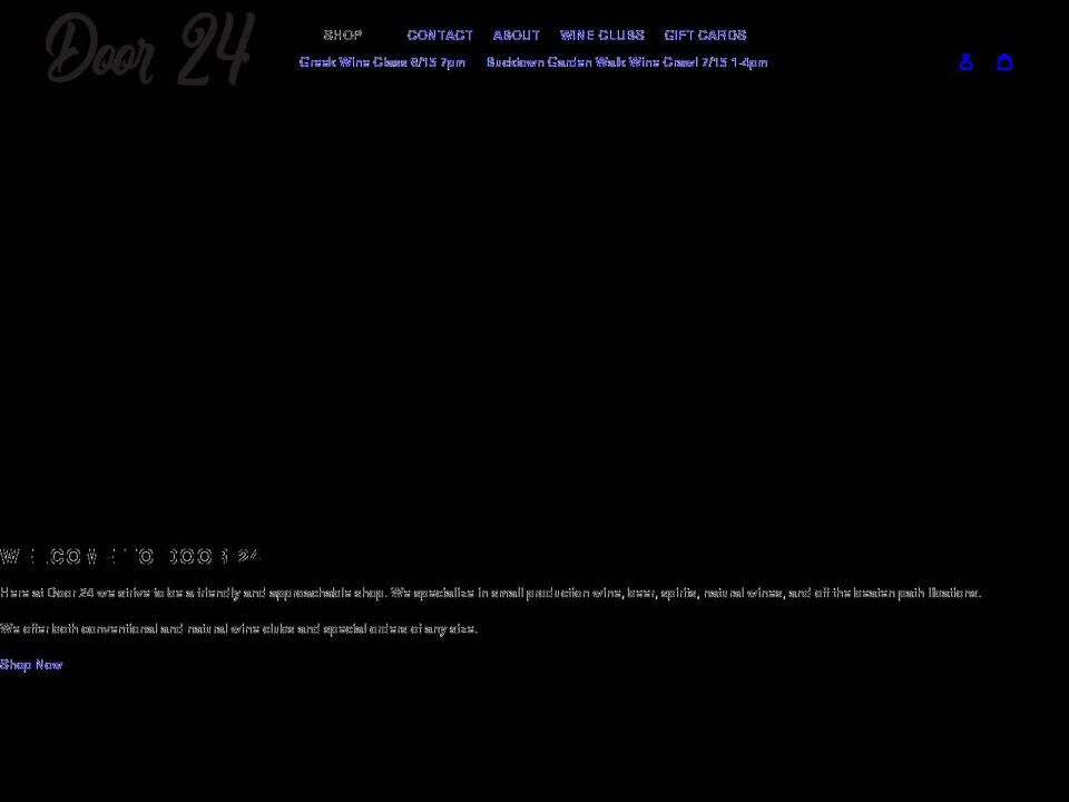 door24wine.com shopify website screenshot