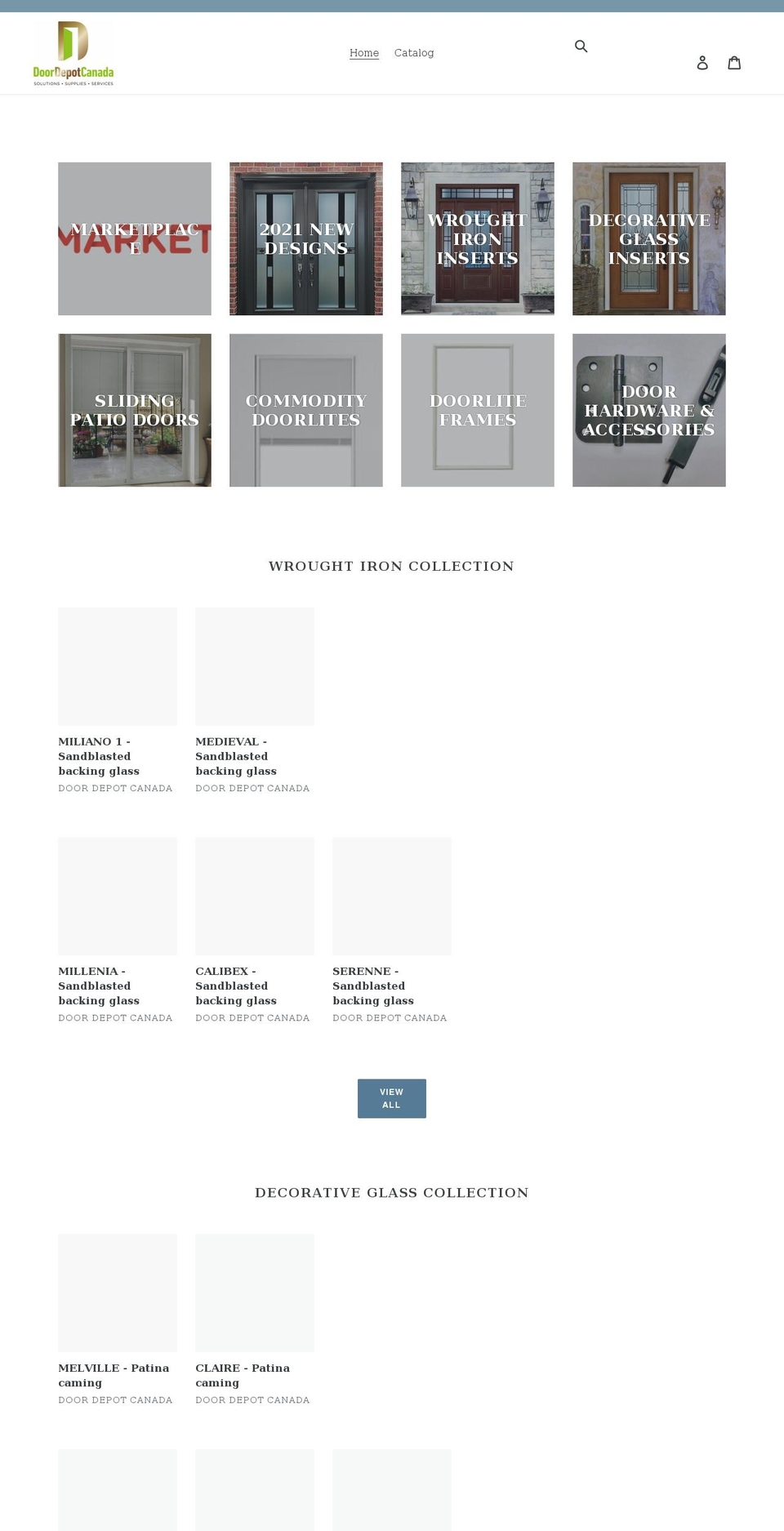 doordepotcanada.com shopify website screenshot