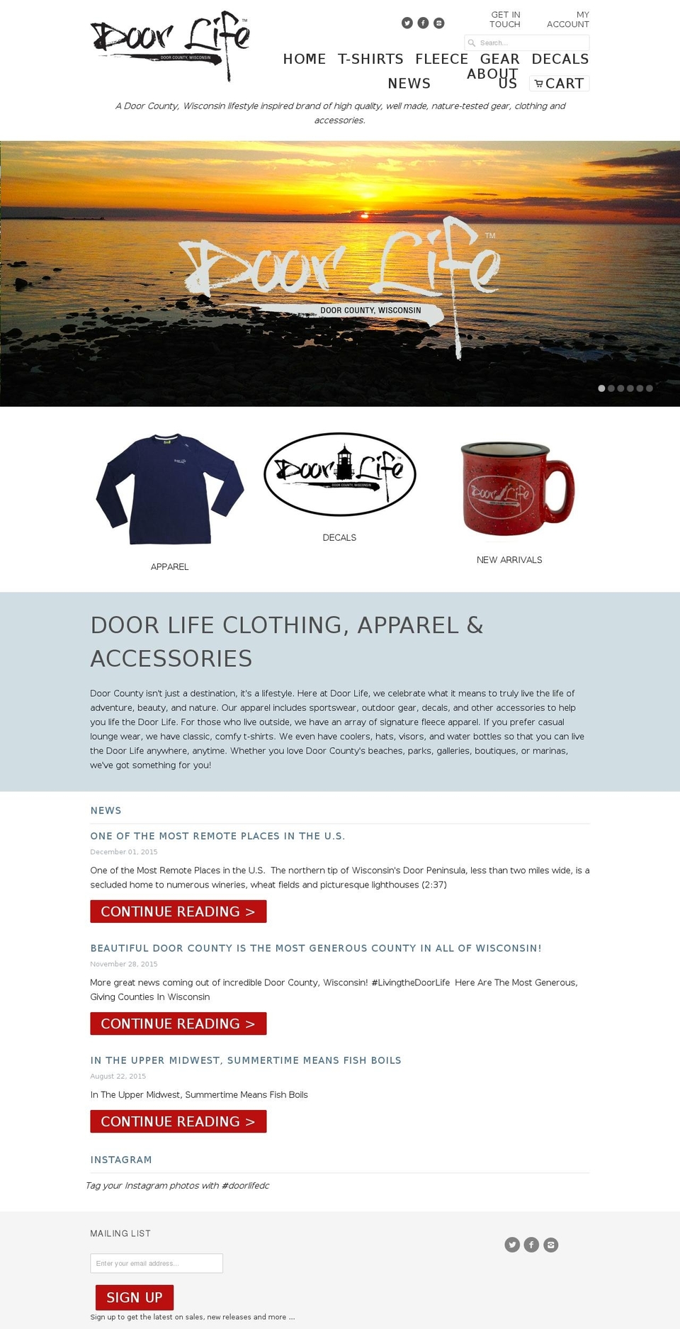 doorlifedc.com shopify website screenshot