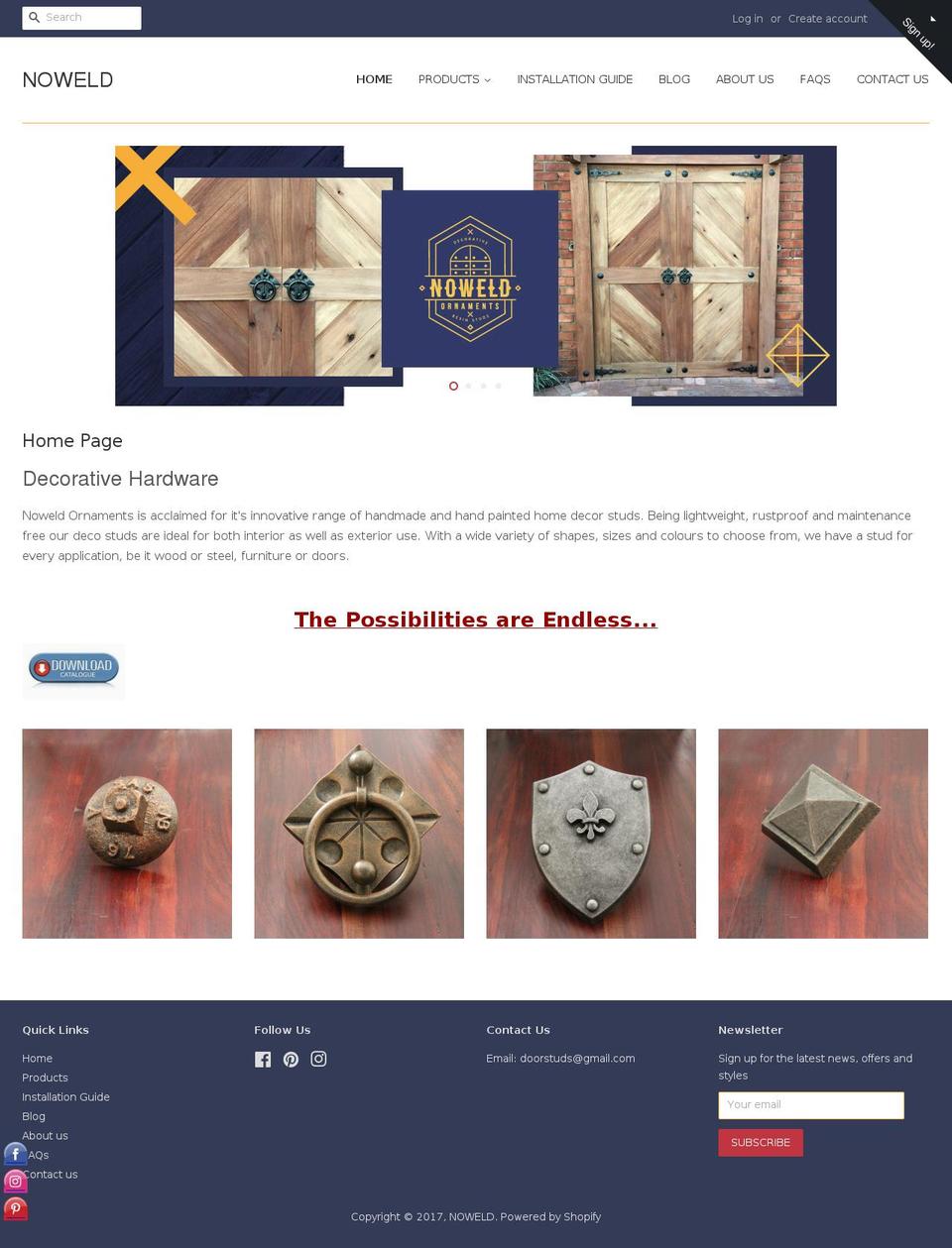 doorstuds.com shopify website screenshot