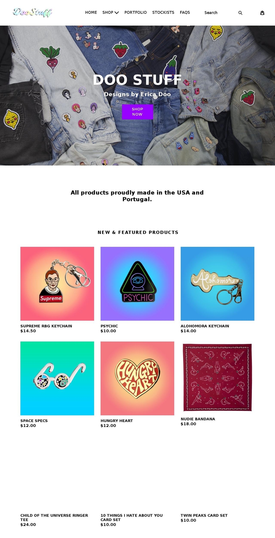 doostuff.com shopify website screenshot