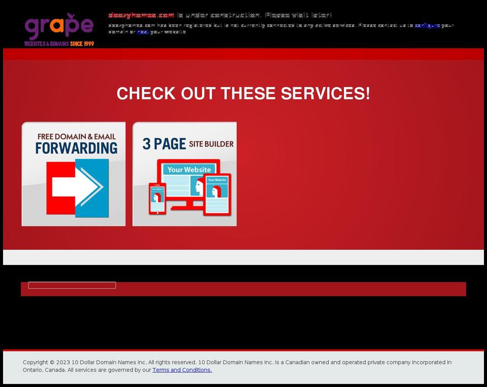 doozyhomes.com — Shopify storefront screenshot