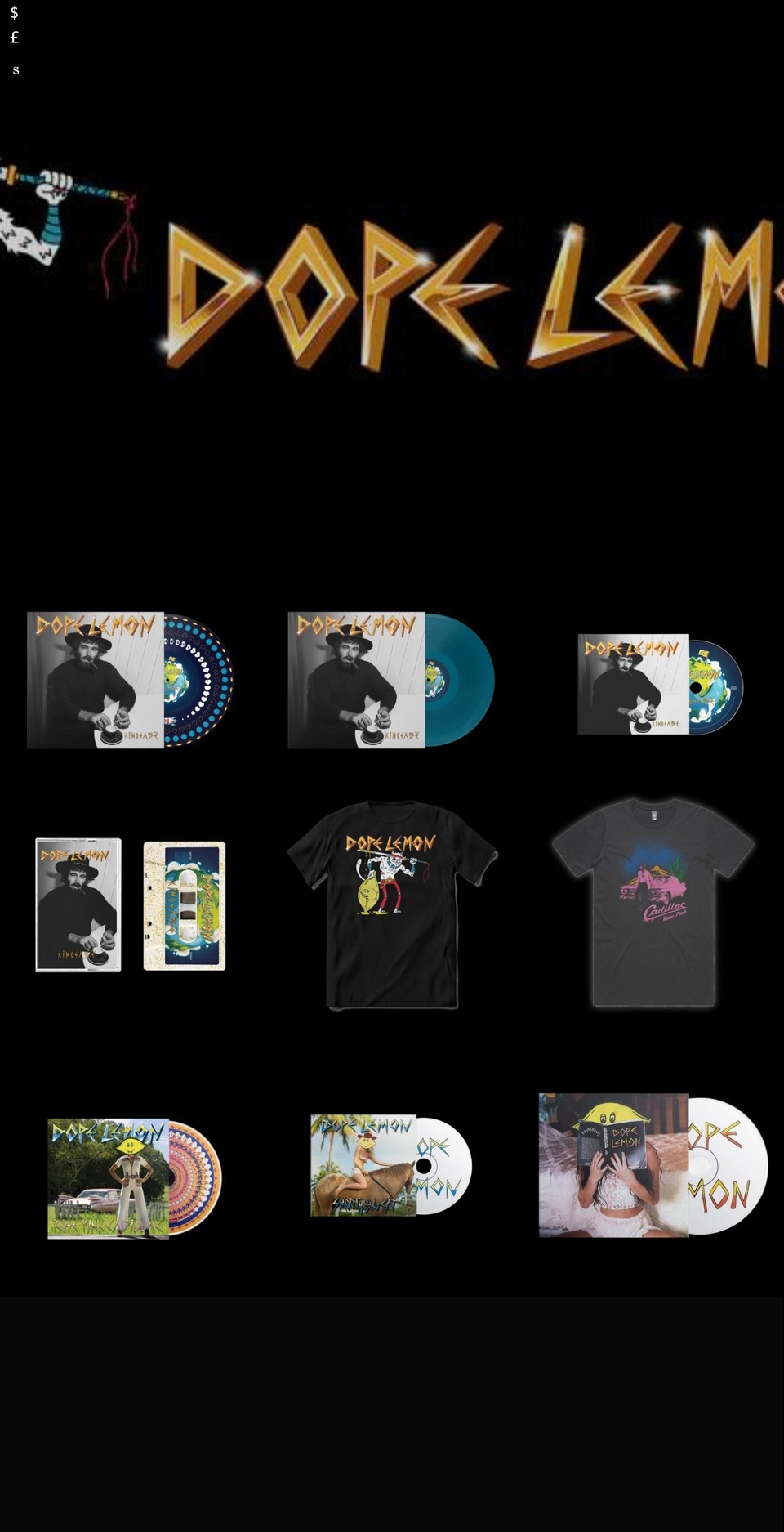 dope-lemon-us.myshopify.com shopify website screenshot