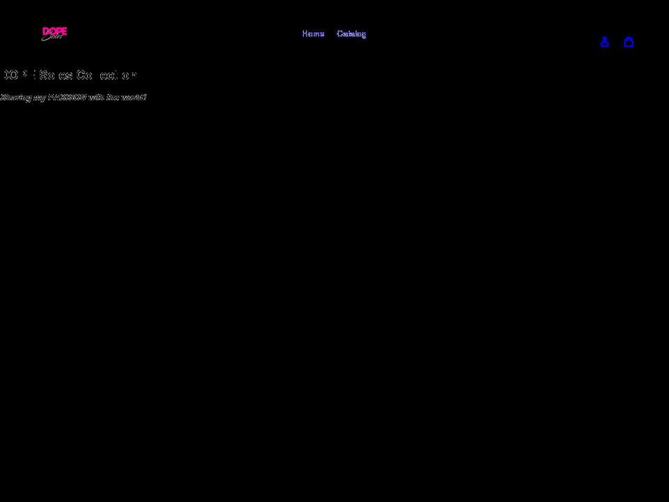 dope-soles.com shopify website screenshot