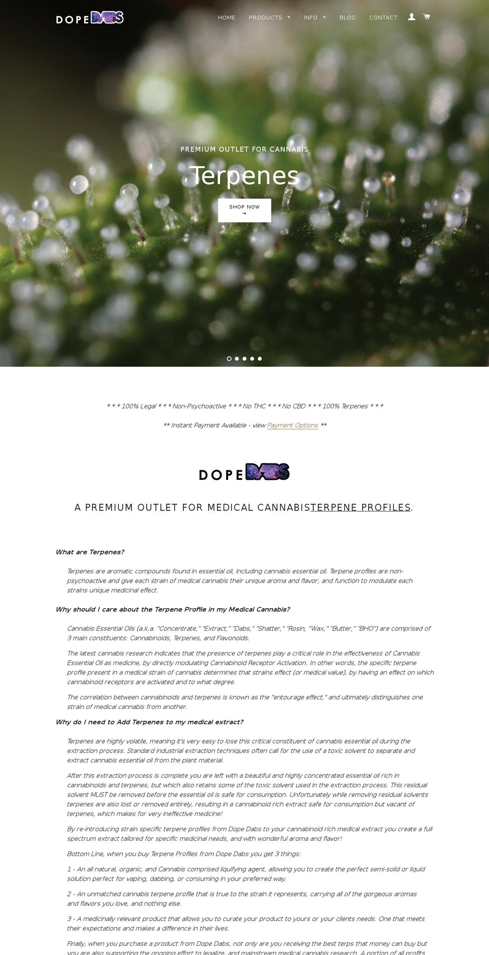 dopedabs.net shopify website screenshot