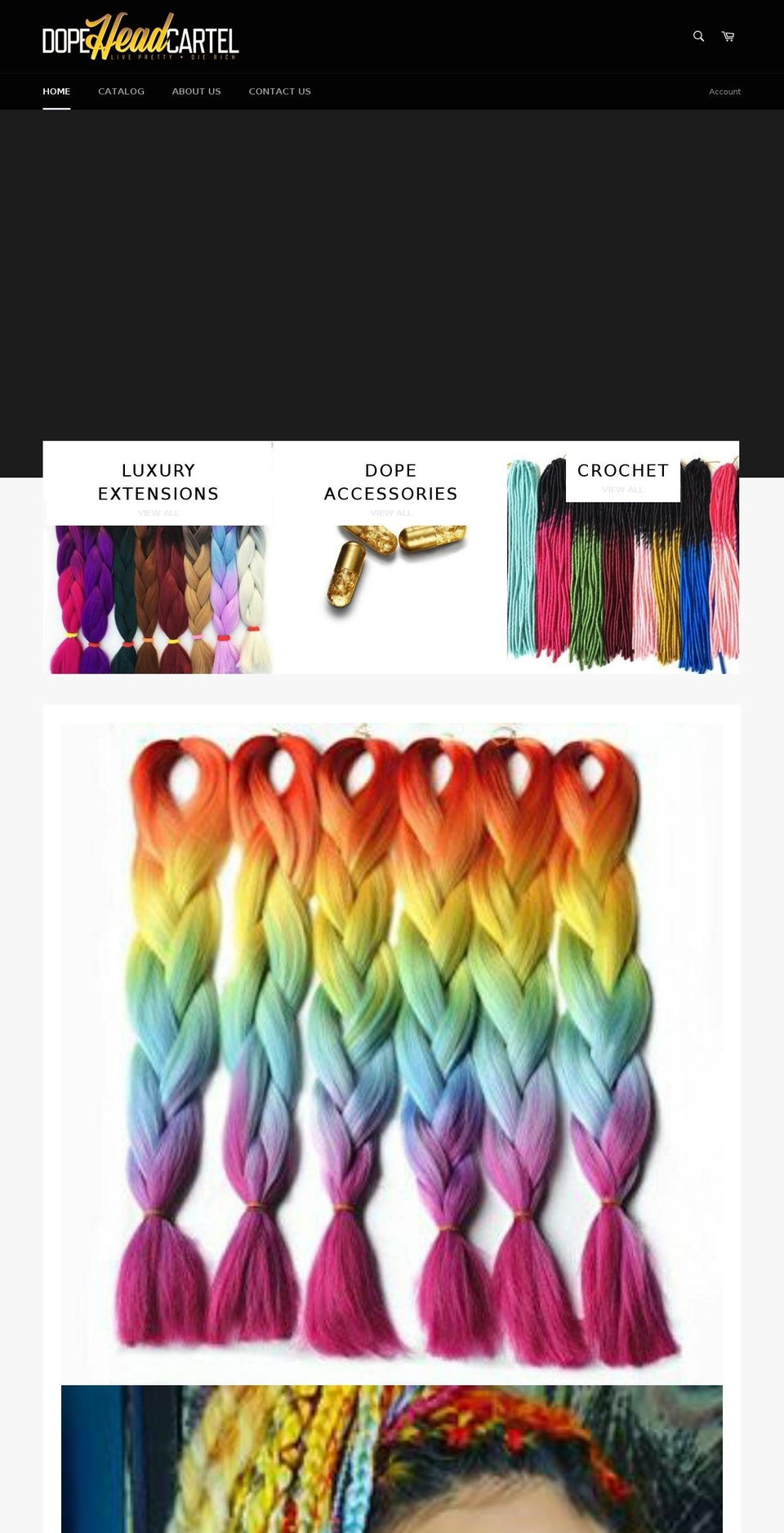dopeheadcartel.com shopify website screenshot