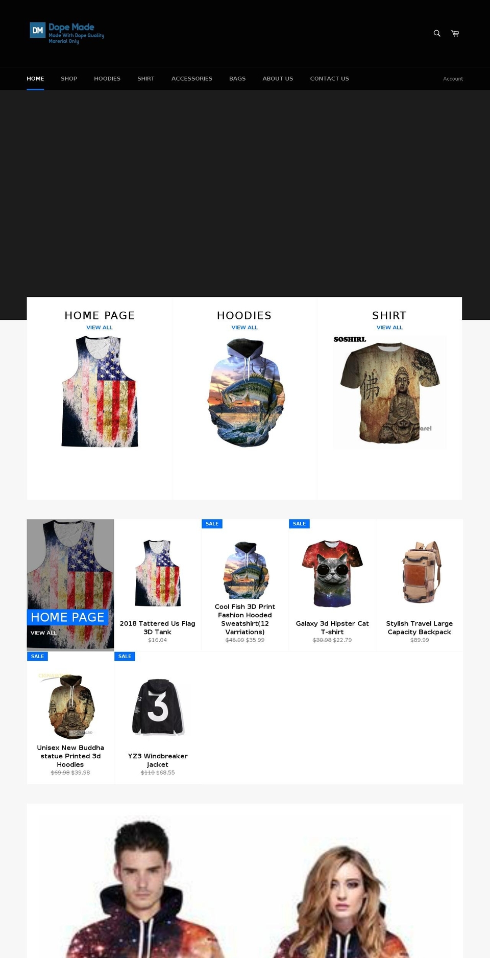 dopemade.com — Shopify storefront screenshot