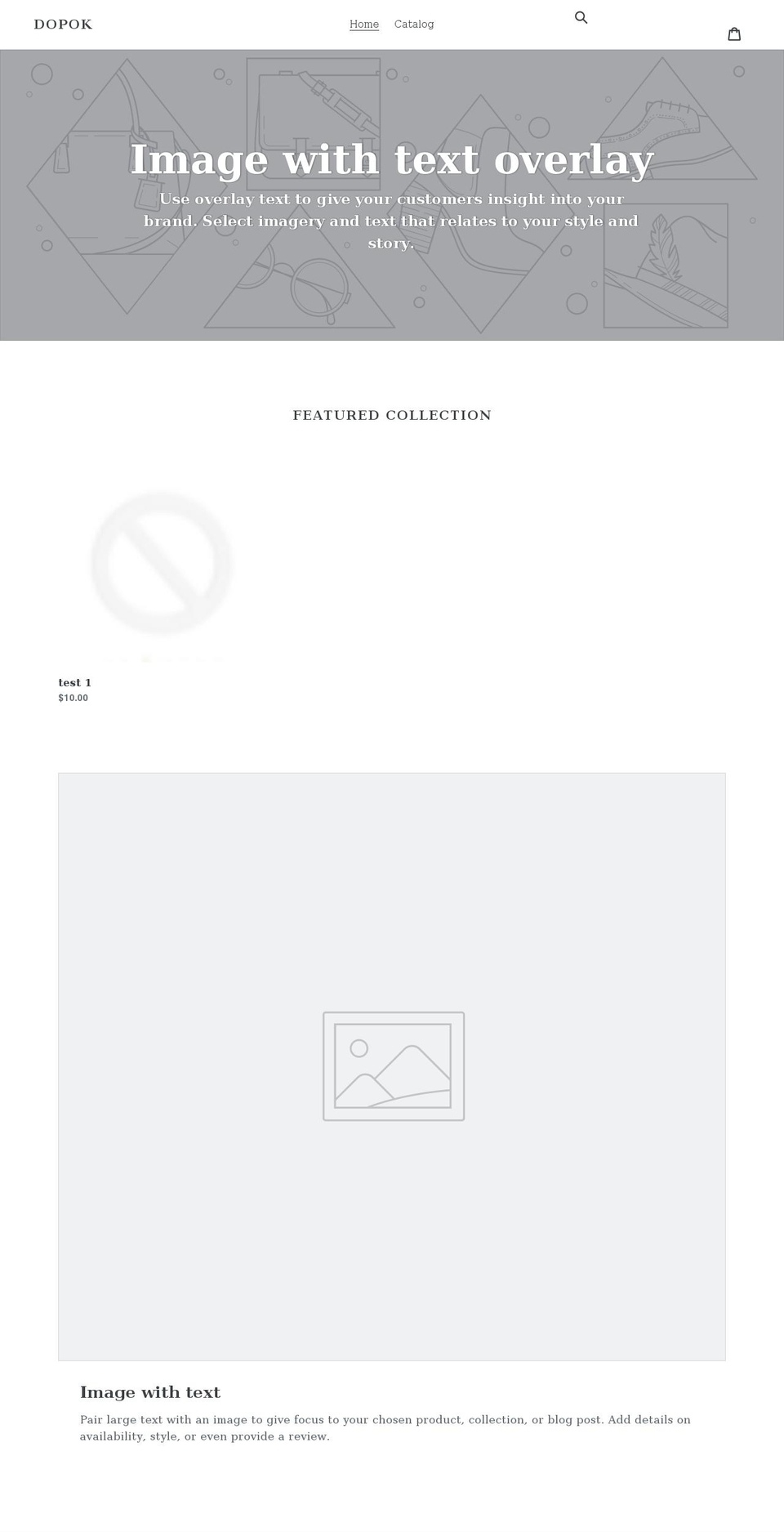 dopok.com shopify website screenshot
