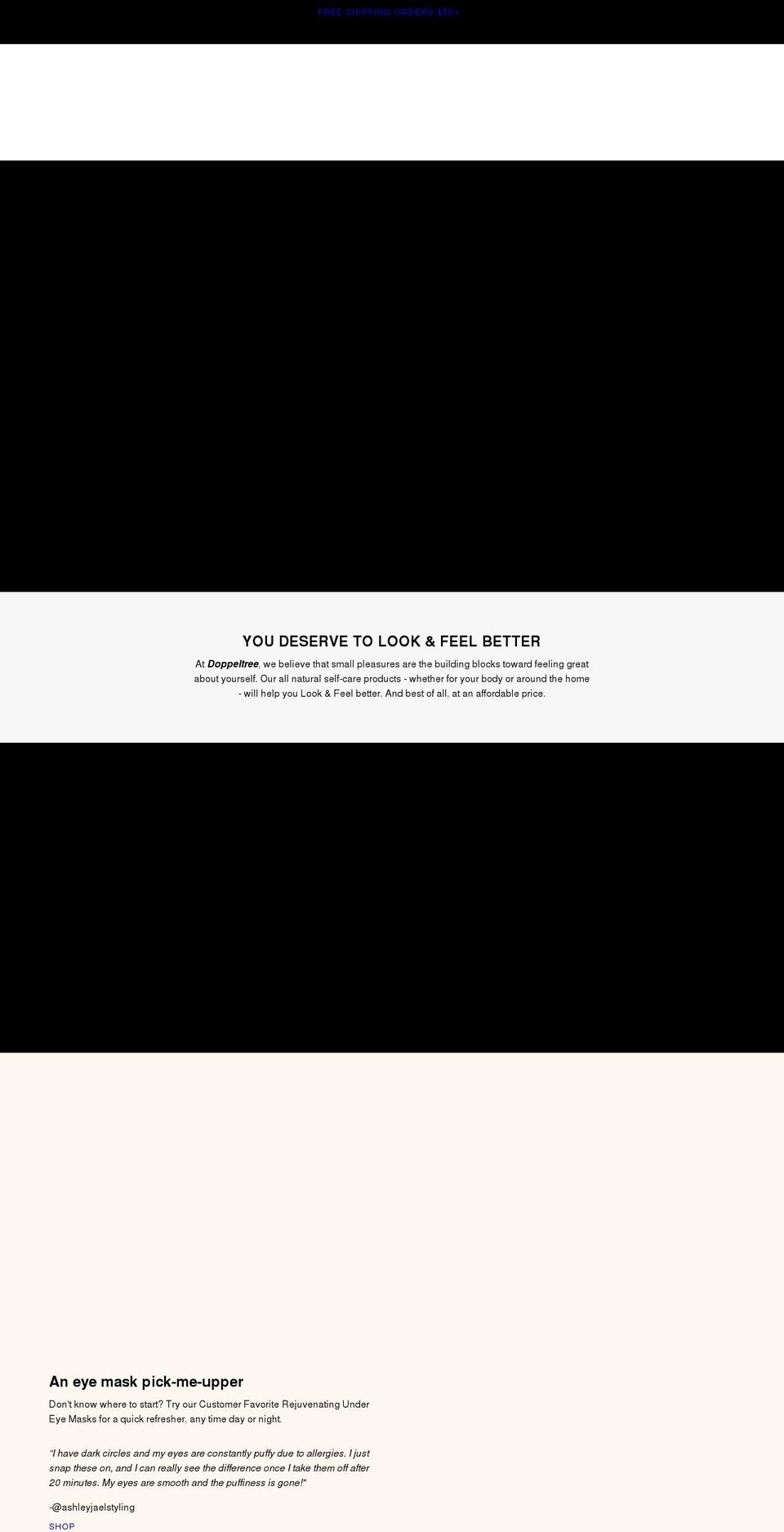 doppeltree.com shopify website screenshot