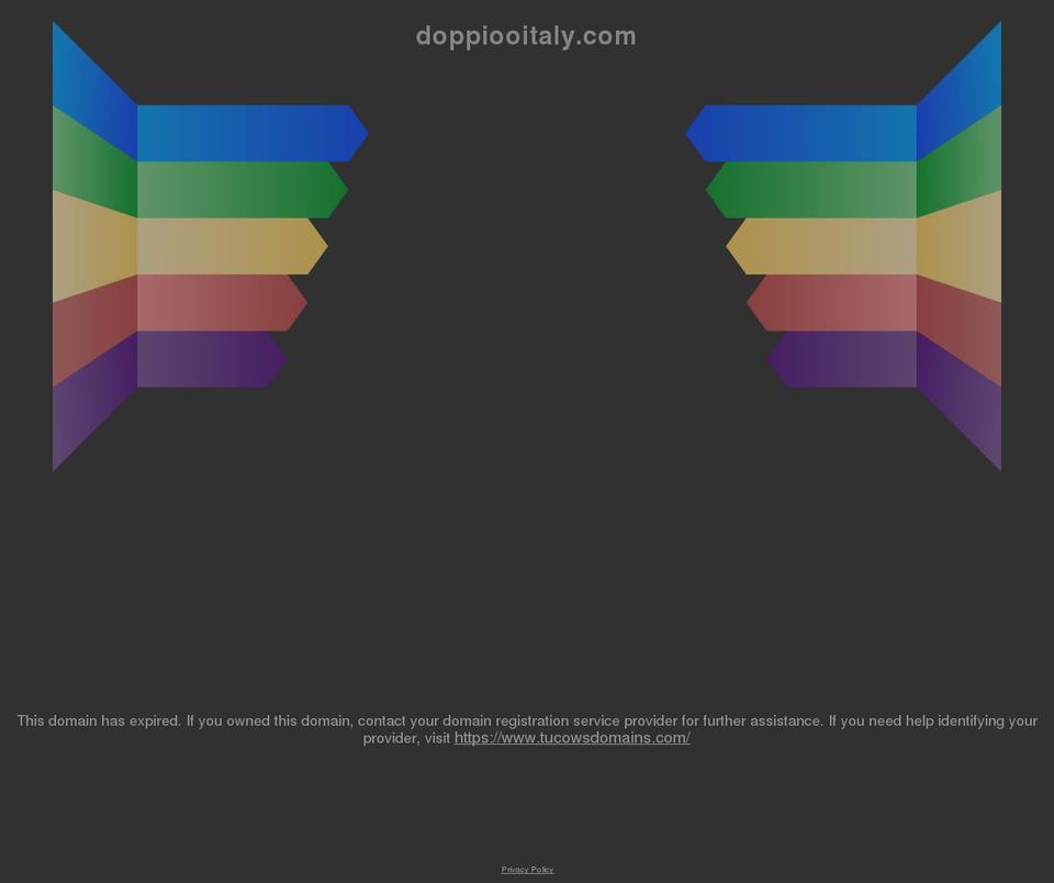 doppiooitaly.com shopify website screenshot