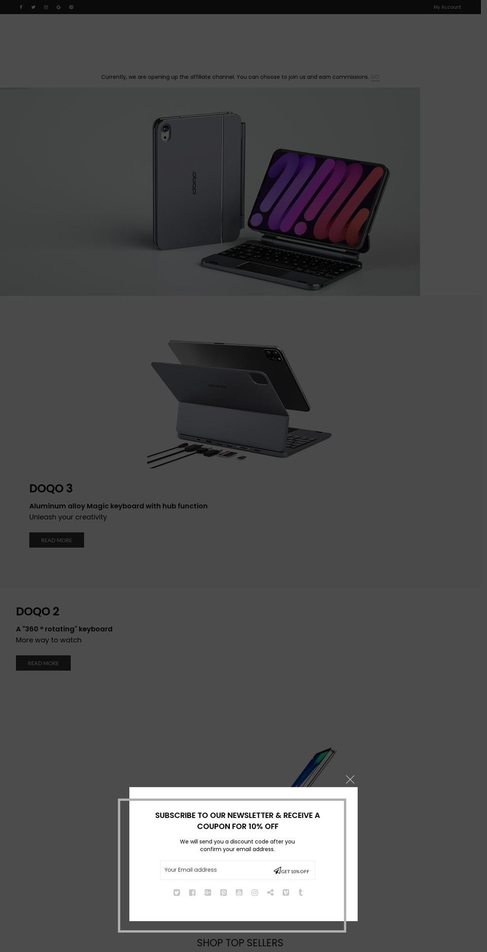 doqo.shop shopify website screenshot