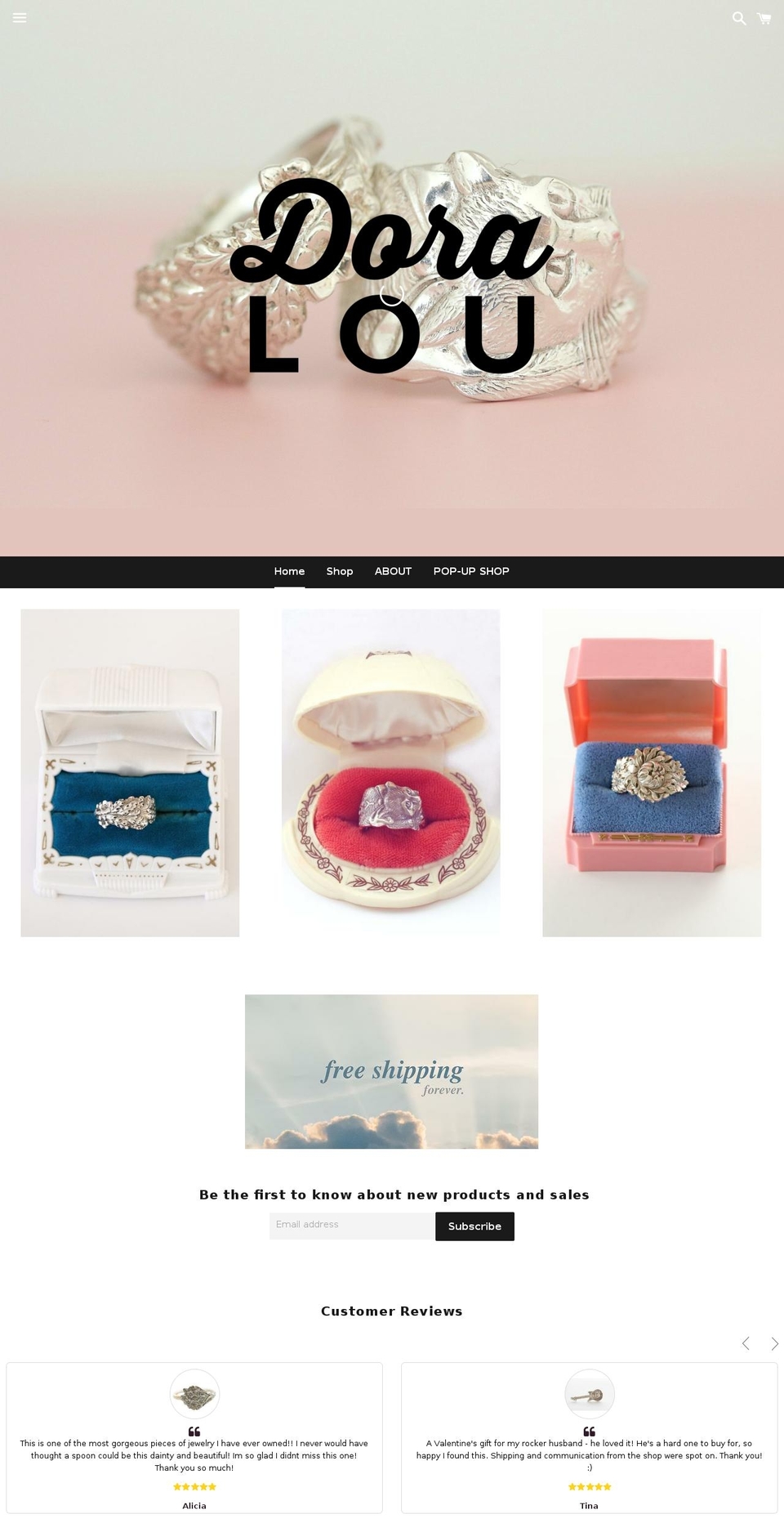 doralou.com — Shopify storefront screenshot