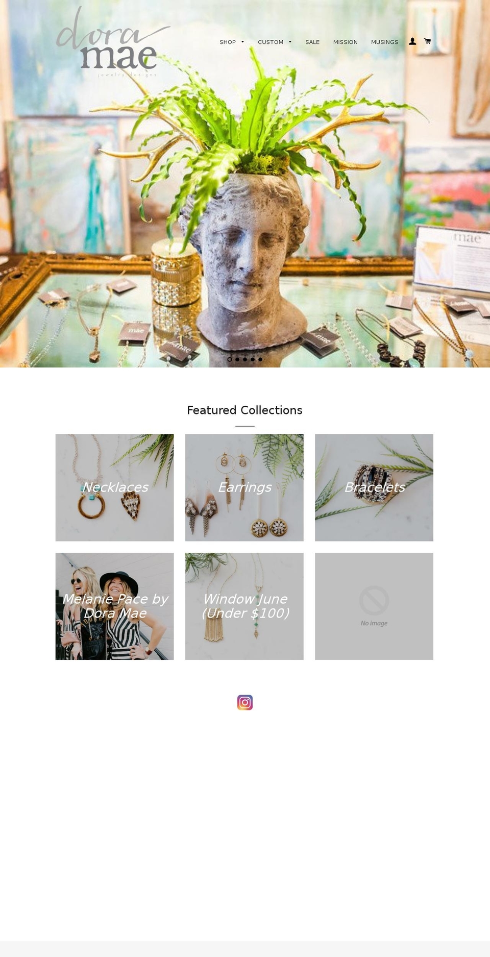doramaejewelry.com shopify website screenshot