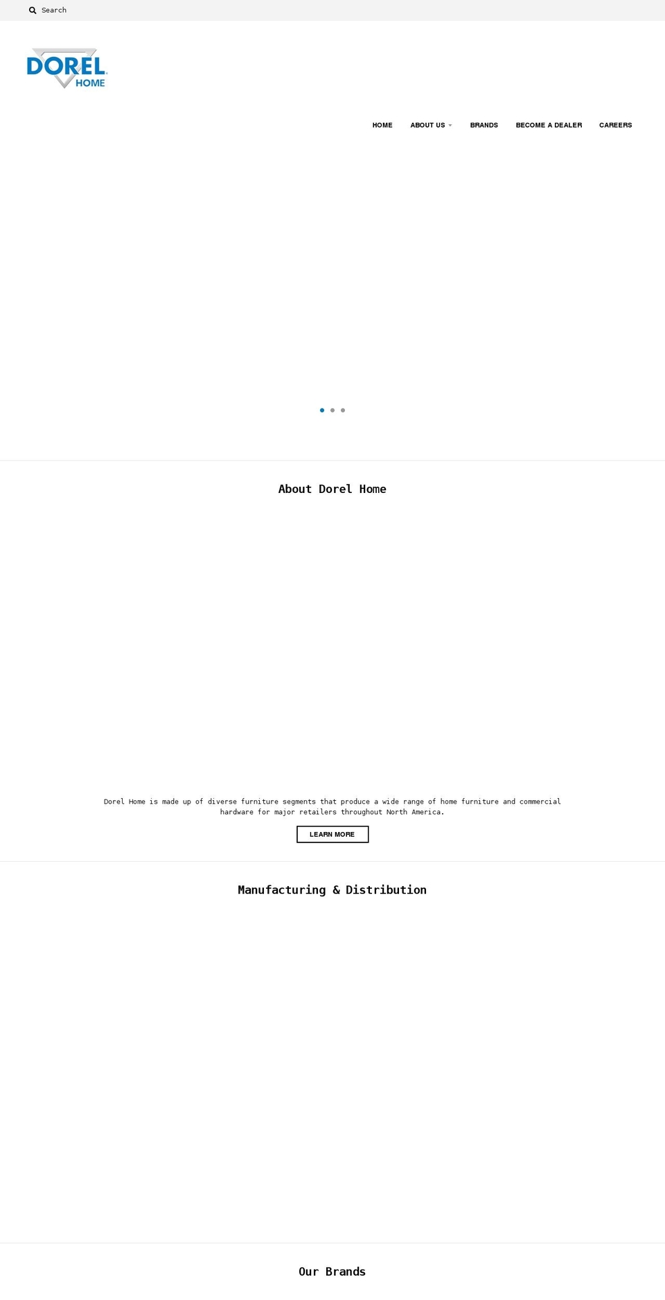 dorelhome.com shopify website screenshot