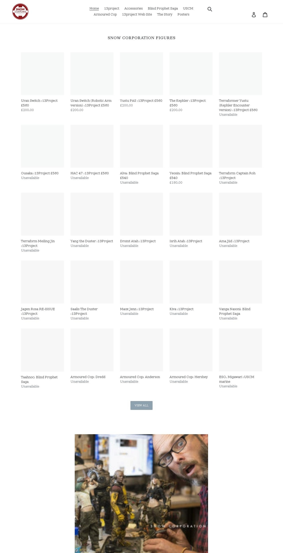 dorgmalsnow.com shopify website screenshot