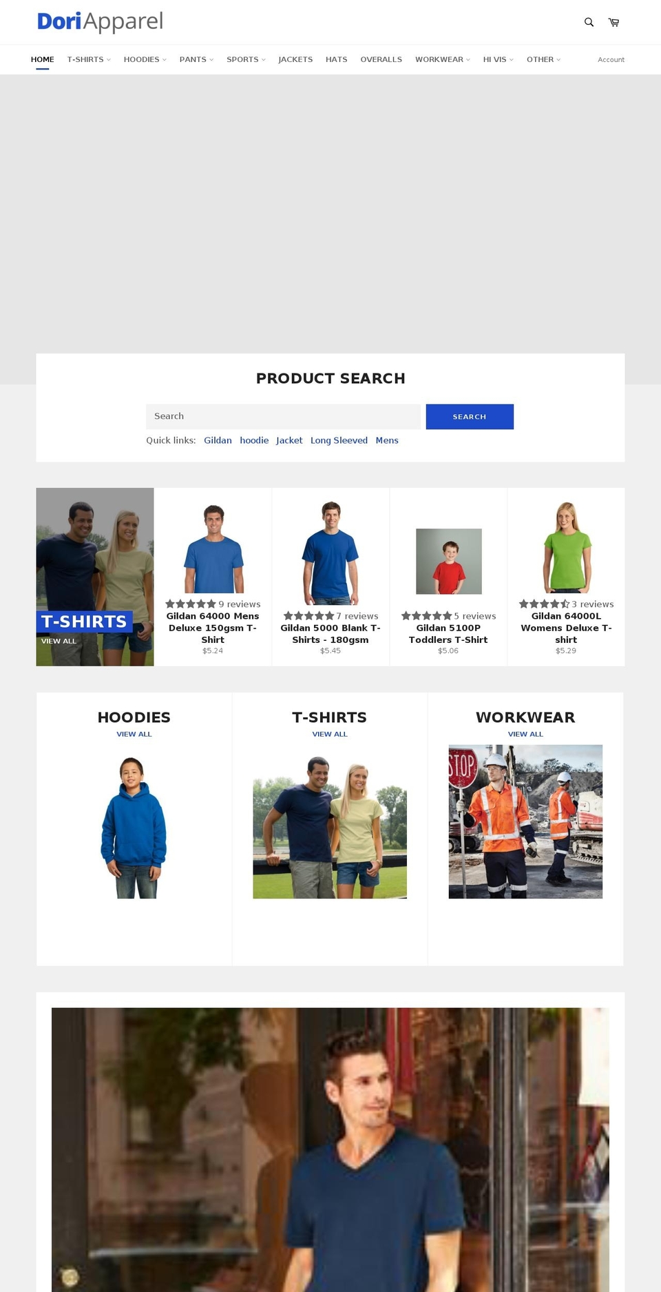 dori.co.nz shopify website screenshot