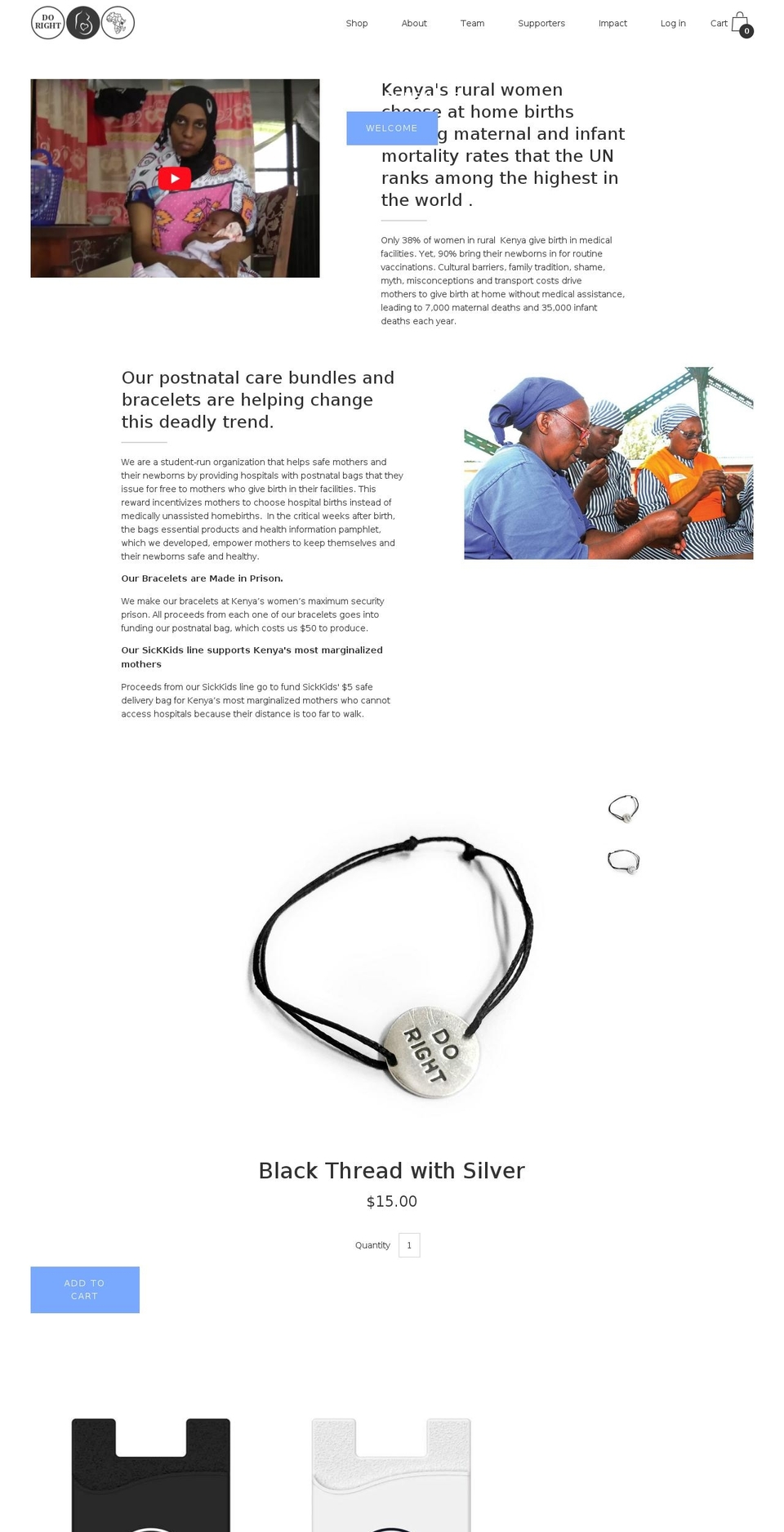 doright.ca shopify website screenshot