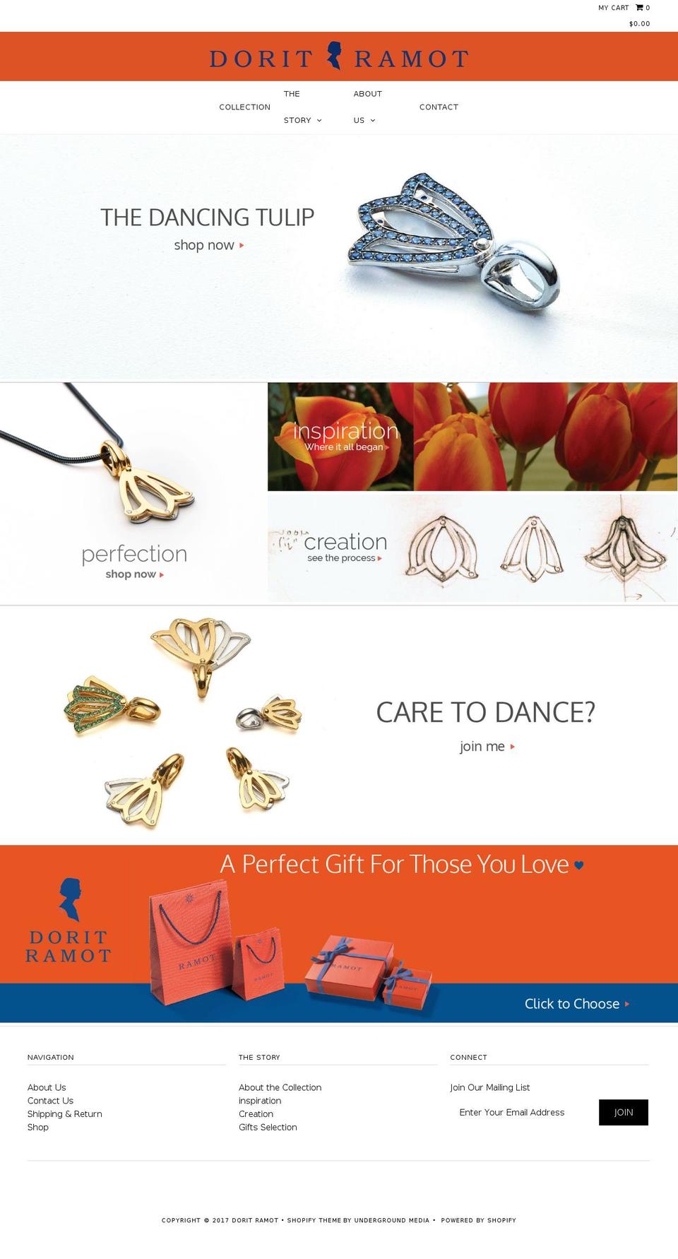 doritramot.com shopify website screenshot