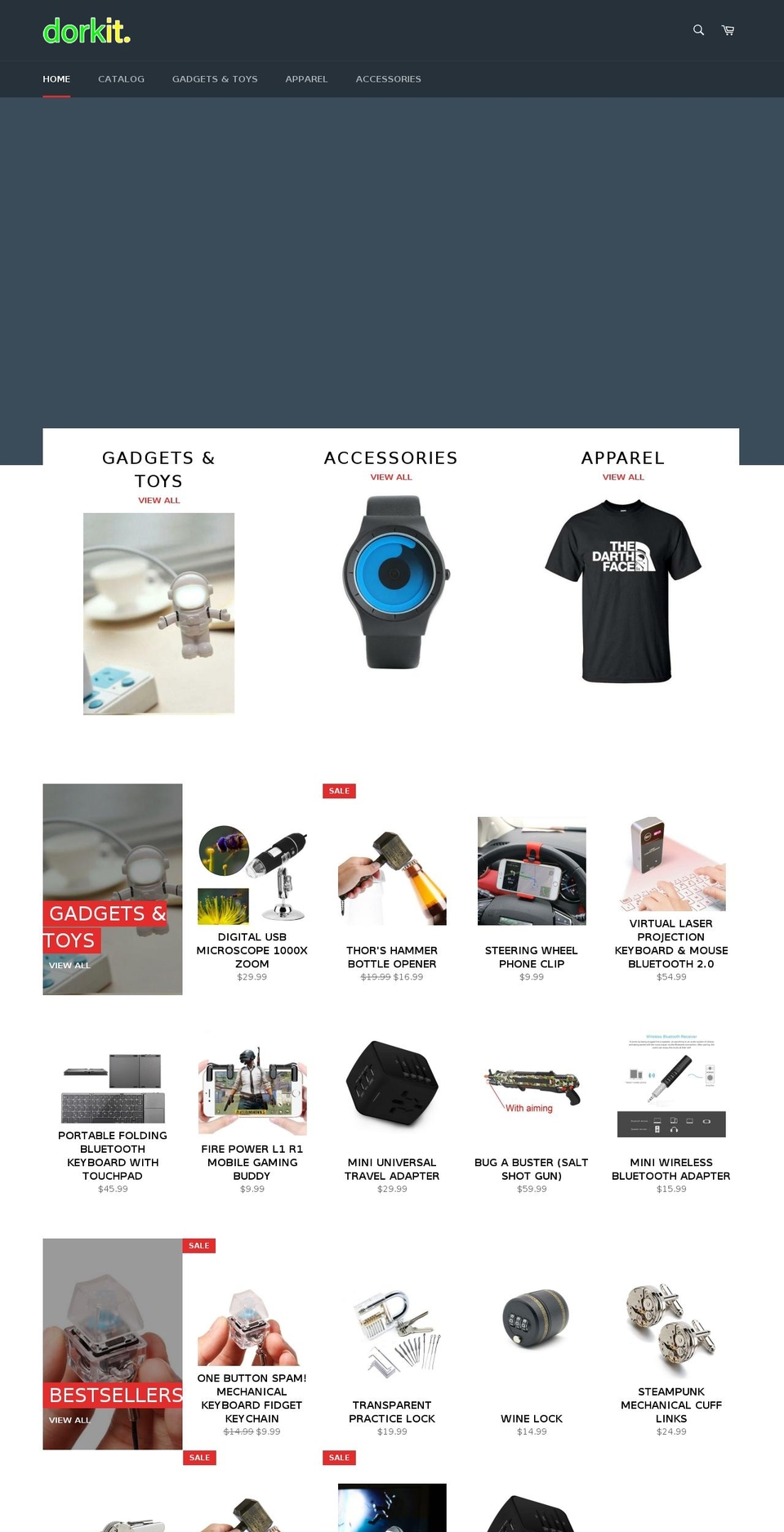 dorkit.com — Shopify storefront screenshot