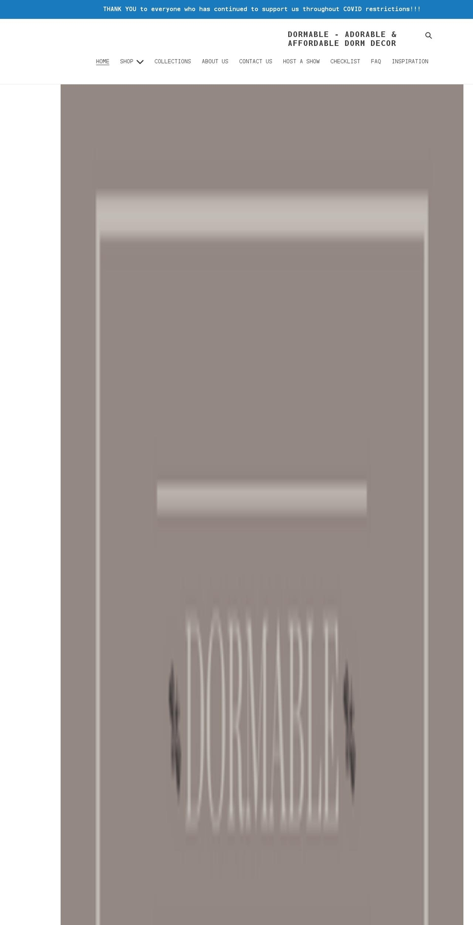 dormable.net shopify website screenshot