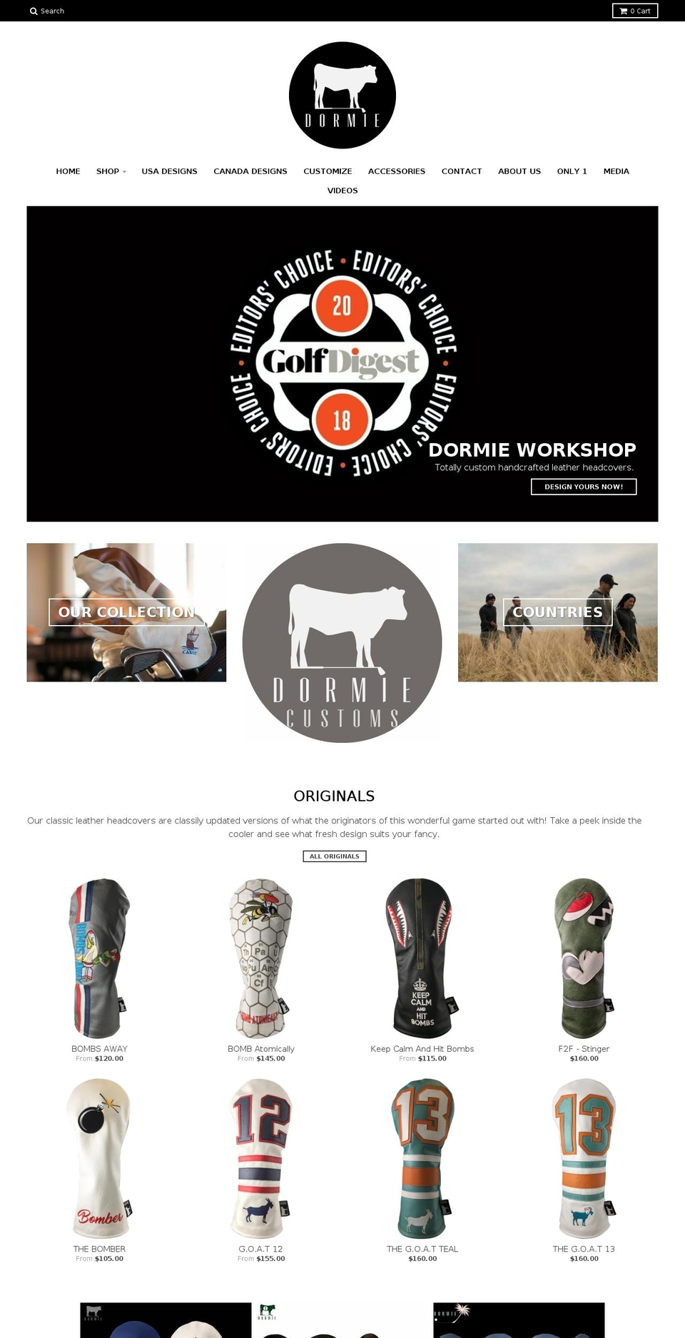 dormieworkshop.com shopify website screenshot