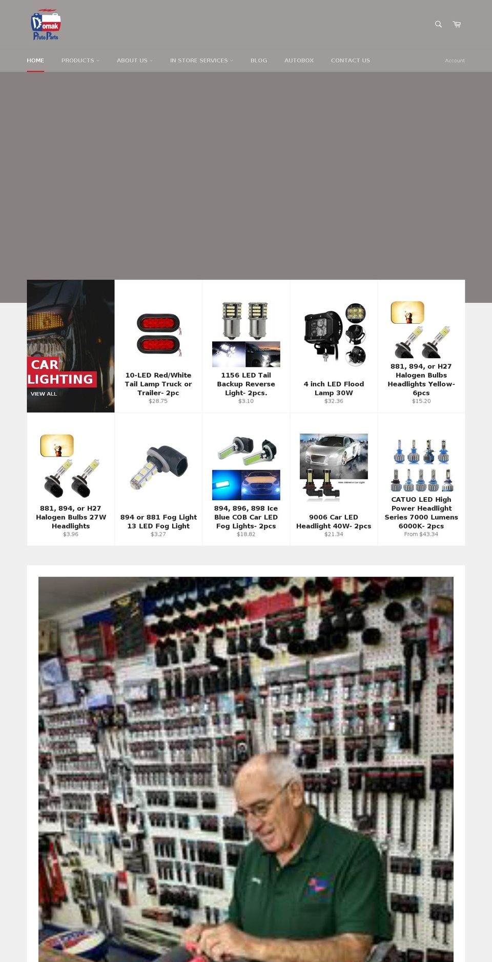 dornakautoparts.com — Shopify storefront screenshot