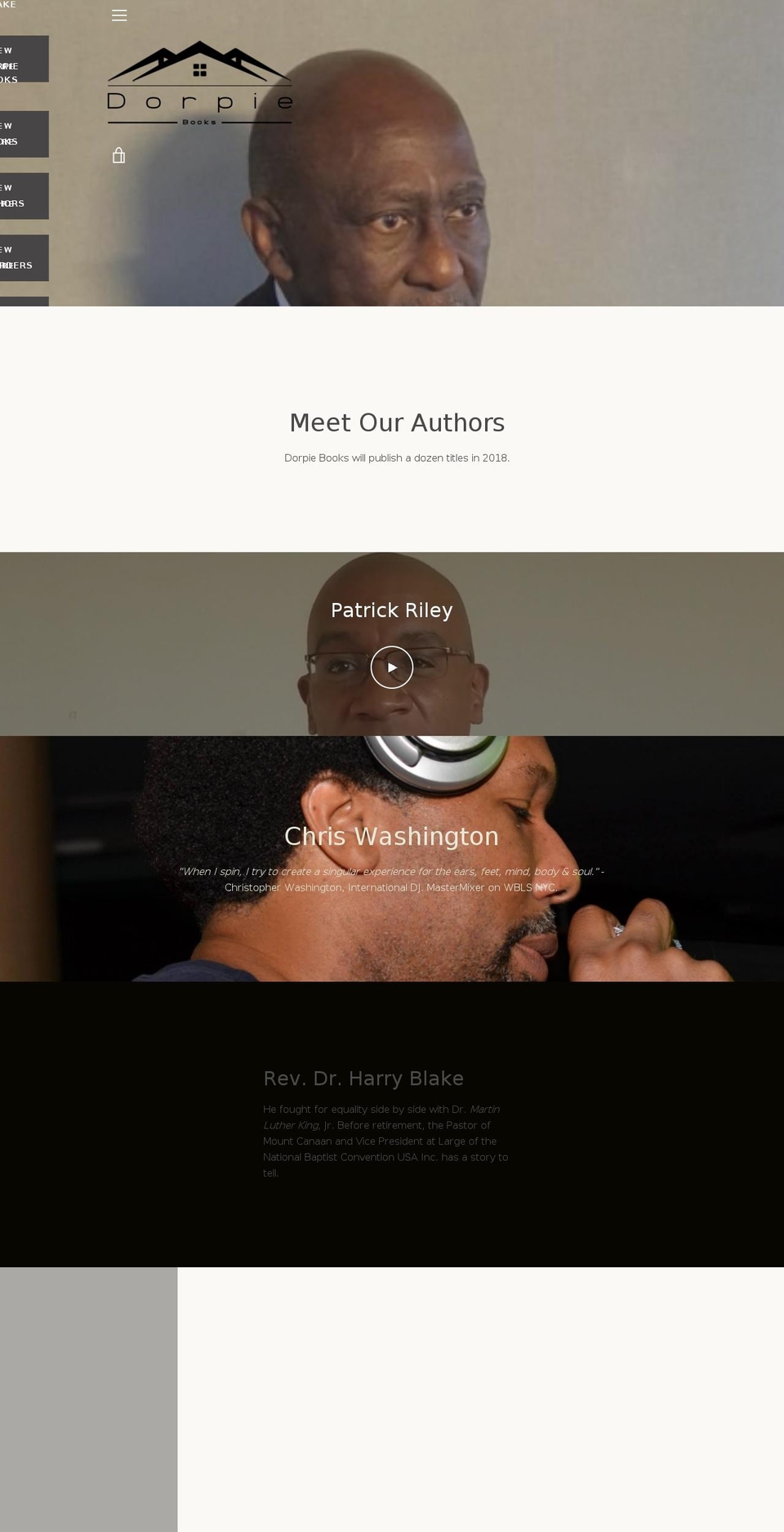 dorpiebooks.com shopify website screenshot